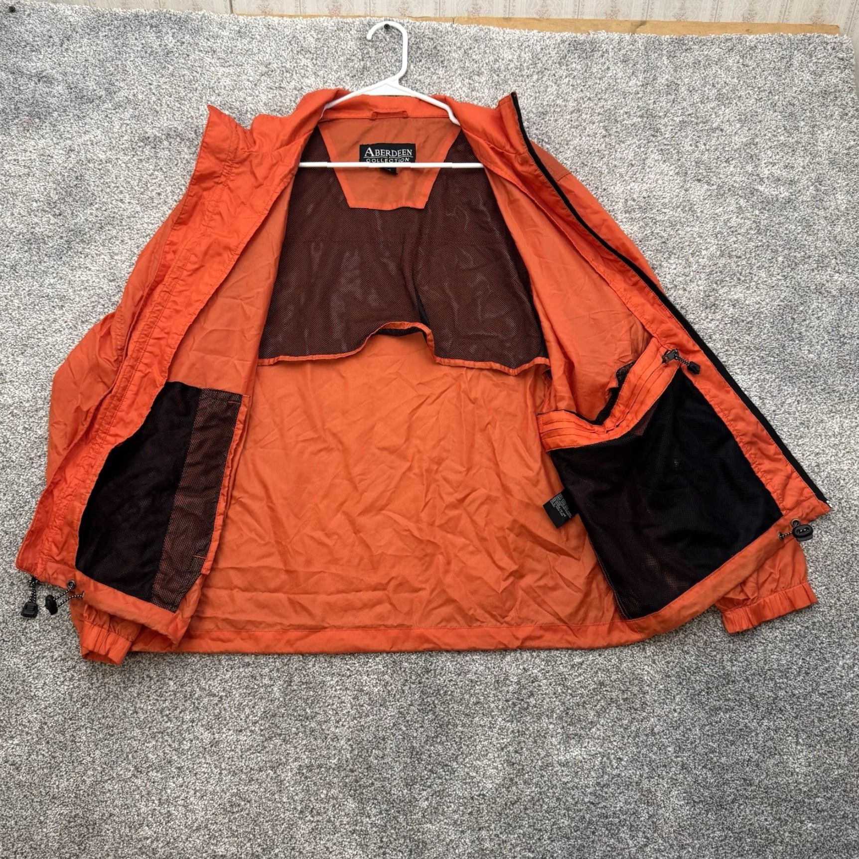Vintage VINTAGE Y2K Nylon Windbreaker Aberdeen Collection Windbreaker L Orange 90s Outdoor Grunge Skater Hiking Utility Men's Jacket Full Zip Pockets Size US L / EU 52-54 / 3 - 6 Thumbnail