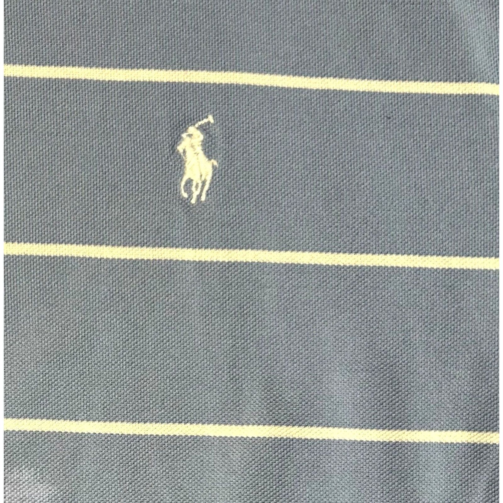 Ralph Lauren VINTAGE? (No) Polo Golf Ralph Lauren Shirt Blue White Striped Short Sleeve Shirt Men's Large Size US L / EU 52-54 / 3 - 5 Thumbnail