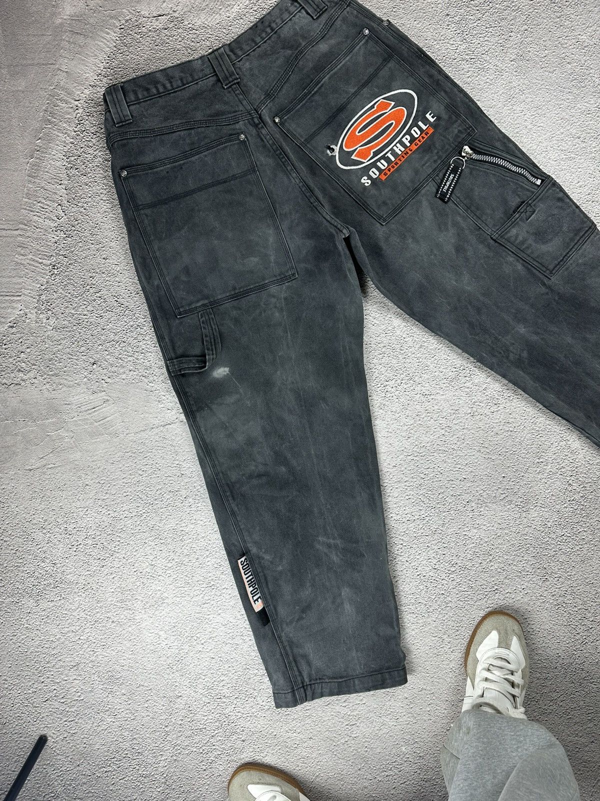 Southpole Vintage Southpole Faded Baggy Jeans Custom Distressed Y2K Size US 36 / EU 52 - 5 Thumbnail