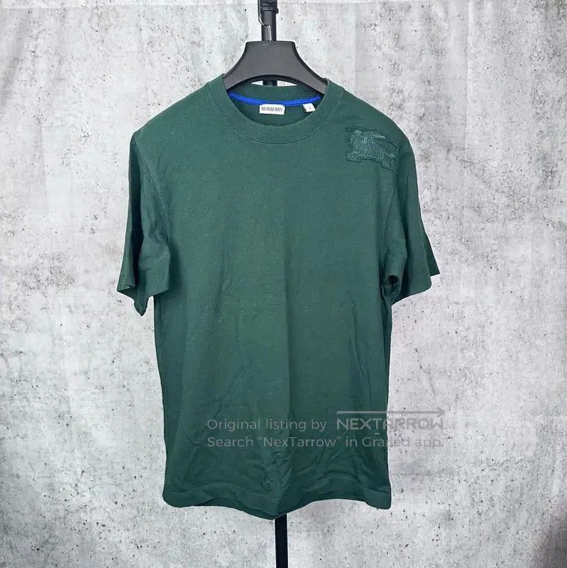 Burberry Burberry Green Cotton Short Sleeve T. Size US S / EU 44-46 / 1 - 1 Thumbnail