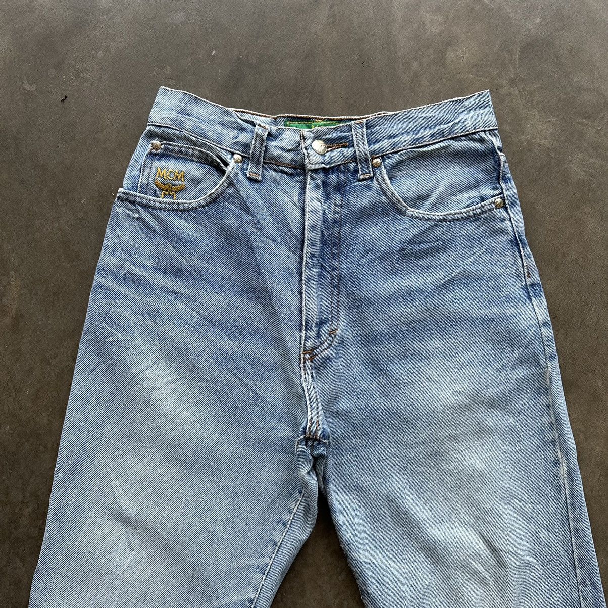 MCM Vintage MCM Distressed Denim Faded Jean Pant W27 Size US 27 - 3 Thumbnail