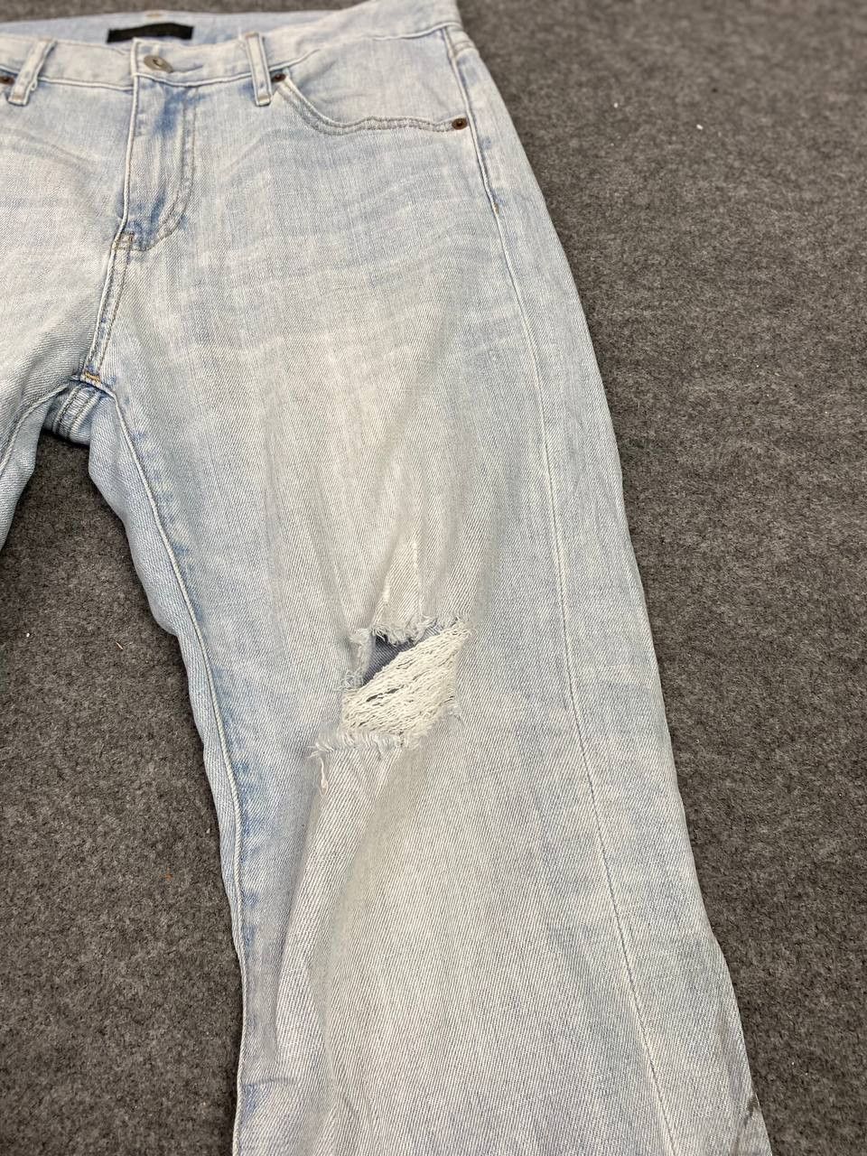 Japanese Brand Uniqlo kaihara slim distressed ankle cut denim Size US 32 / EU 48 - 10 Thumbnail