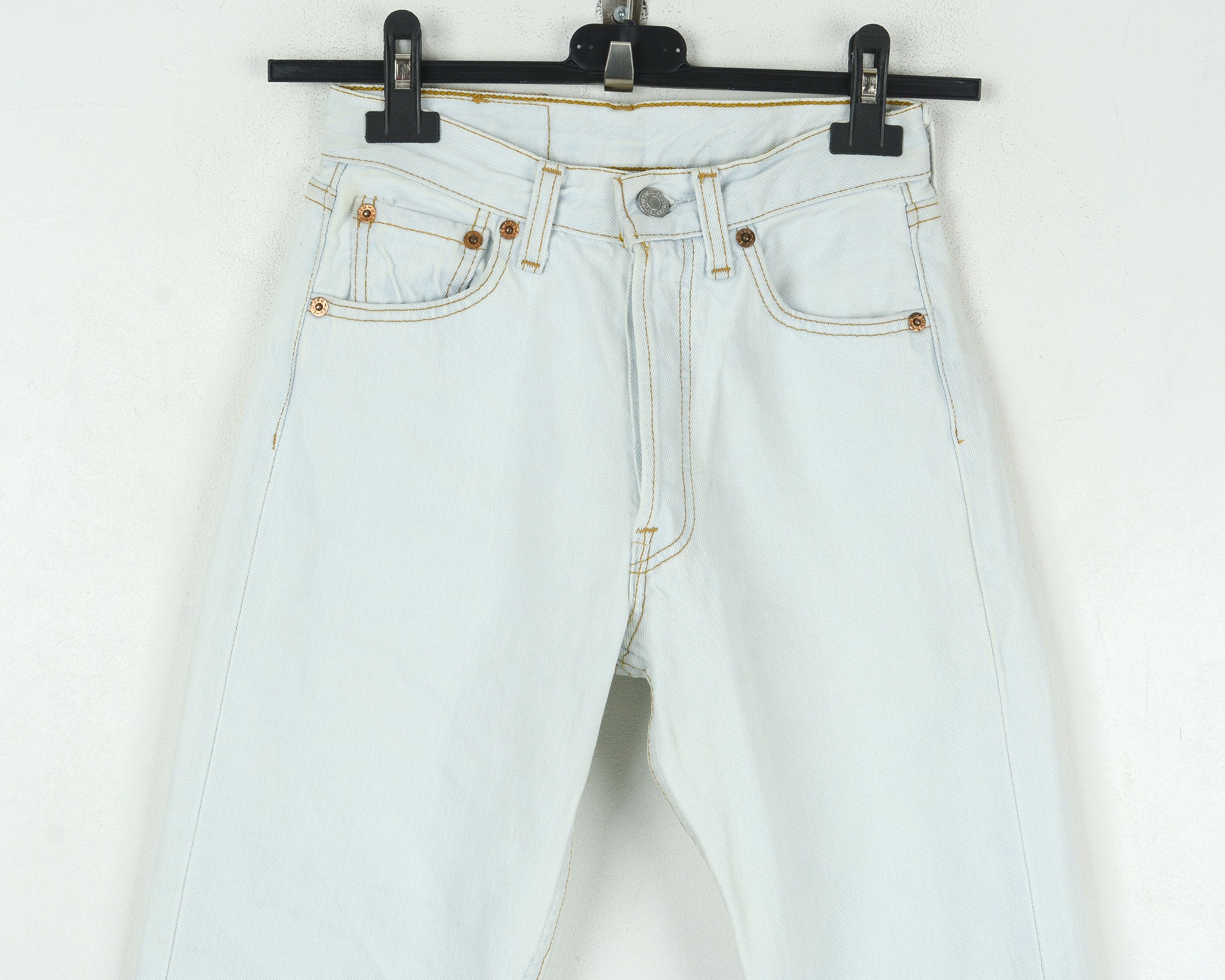Levi's × Levi's Vintage Clothing × Vintage 501 W26 L32 Straight Jeans Denim Trousers Button Fly Pants Size 26" / US 2 / IT 38 - 3 Thumbnail