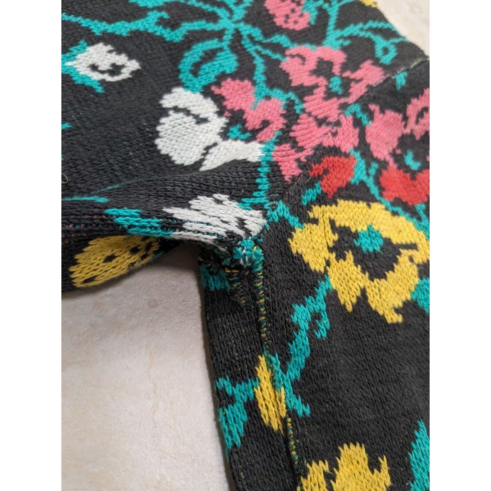 Betsey Johnson Betsey Johnson Alley Cat Sweater Dress Long Sleeve Floral Size M / US 6-8 / IT 42-44 - 17 Thumbnail