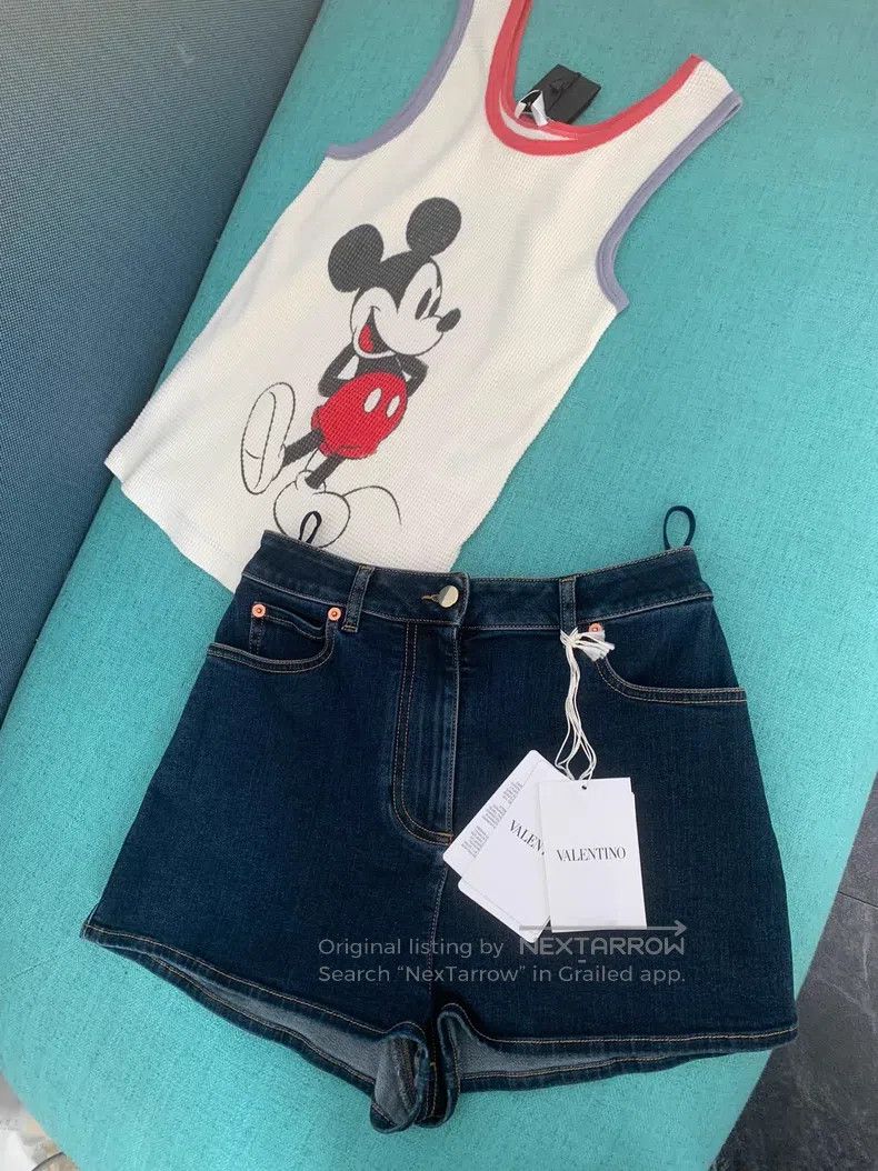 Valentino Valentino Denim shorts Size 26" / US 2 / IT 38 - 8 Thumbnail