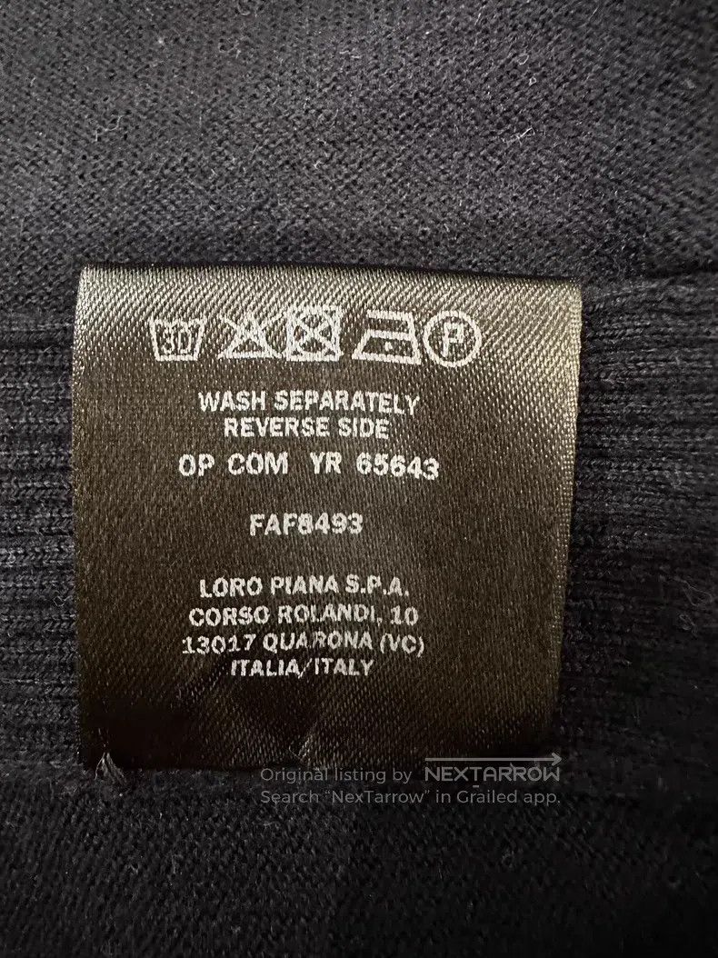 Loro Piana Loro Piana Navy blue hooded zipper knit jacket Size US M / EU 48-50 / 2 - 9 Thumbnail