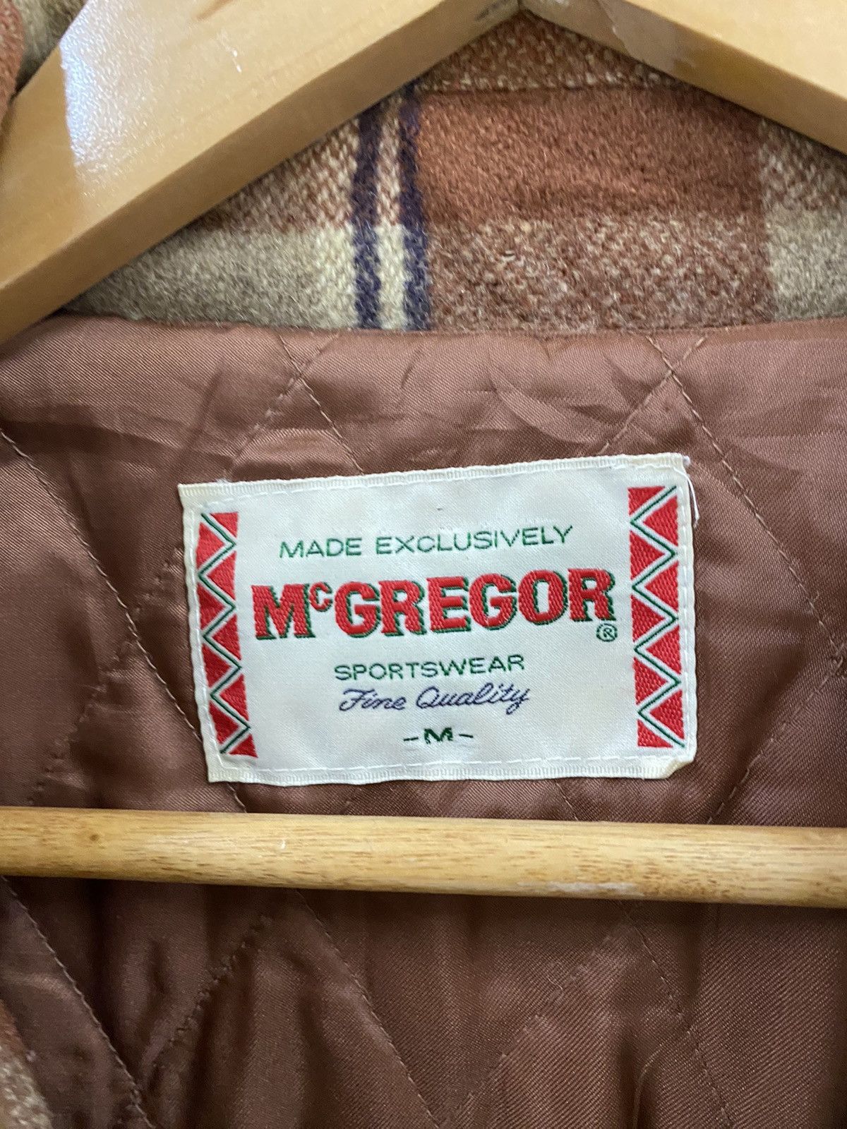 McGregor Vtg Mc Gregor Wool Plaid Jacket Size US M / EU 48-50 / 2 - 14 Thumbnail
