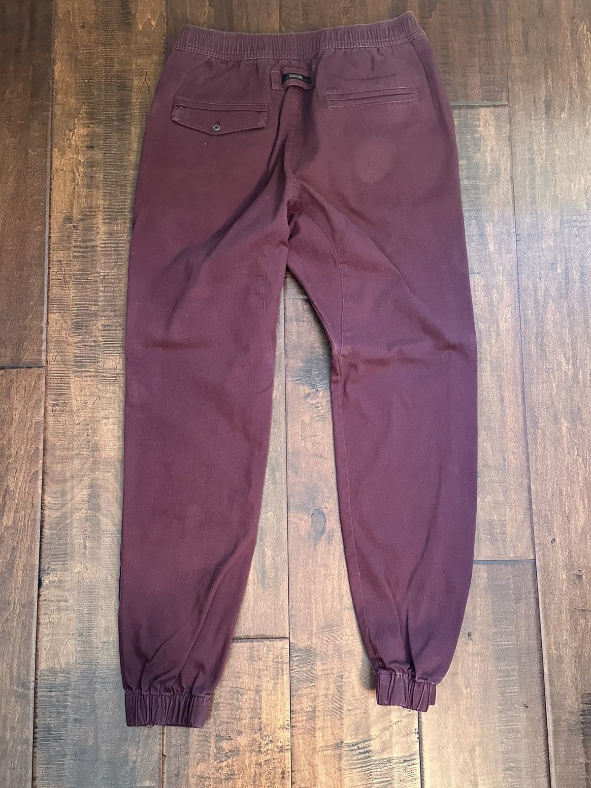 Zanerobe Zanerobe Burgundy Joggers Size US 34 / EU 50 - 2 Thumbnail