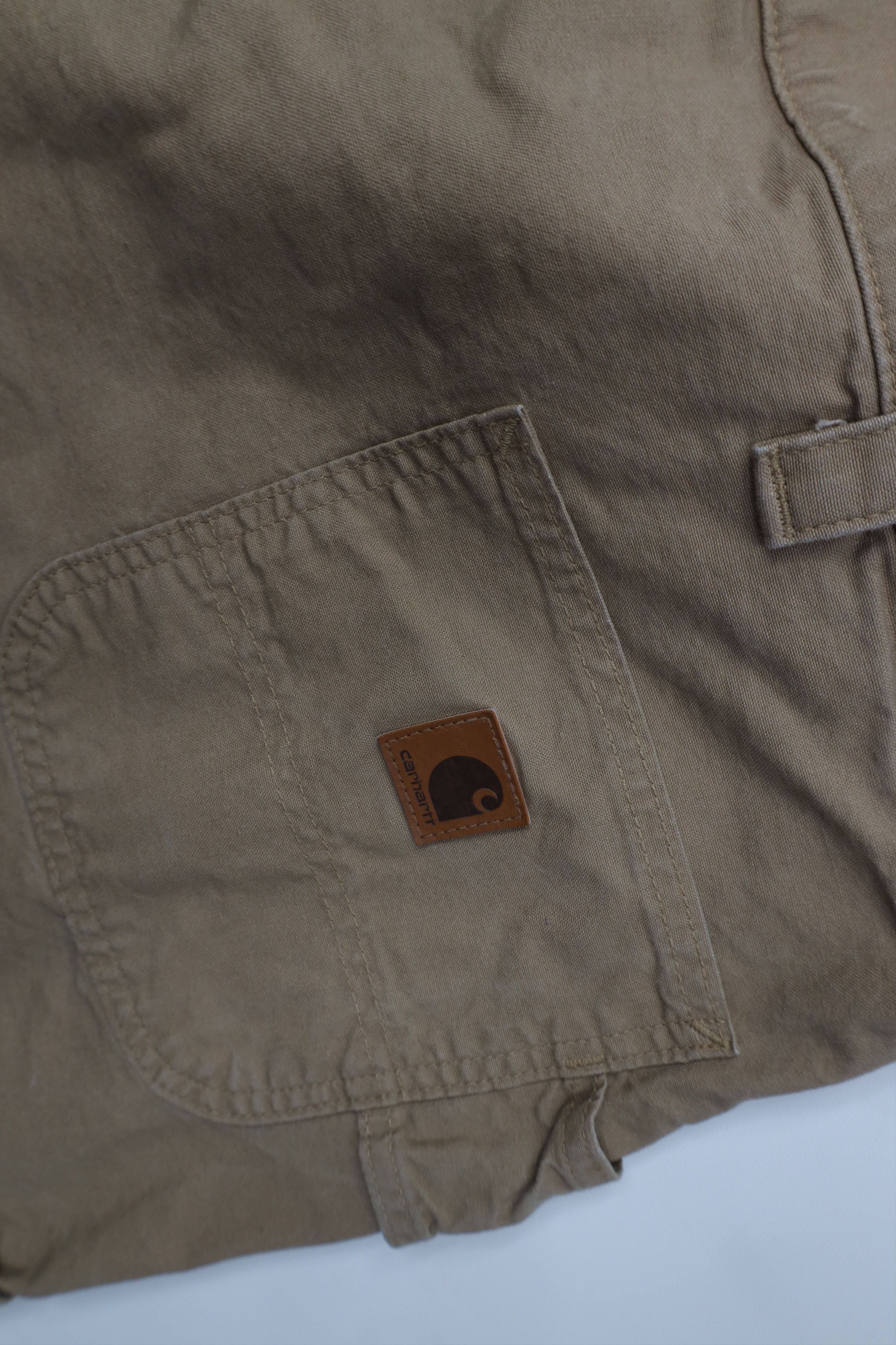 Carhartt Vintage Y2K Carhartt Original Dungaree Wide Leg Pants Brown Size US 44 / EU 60 - 14 Thumbnail