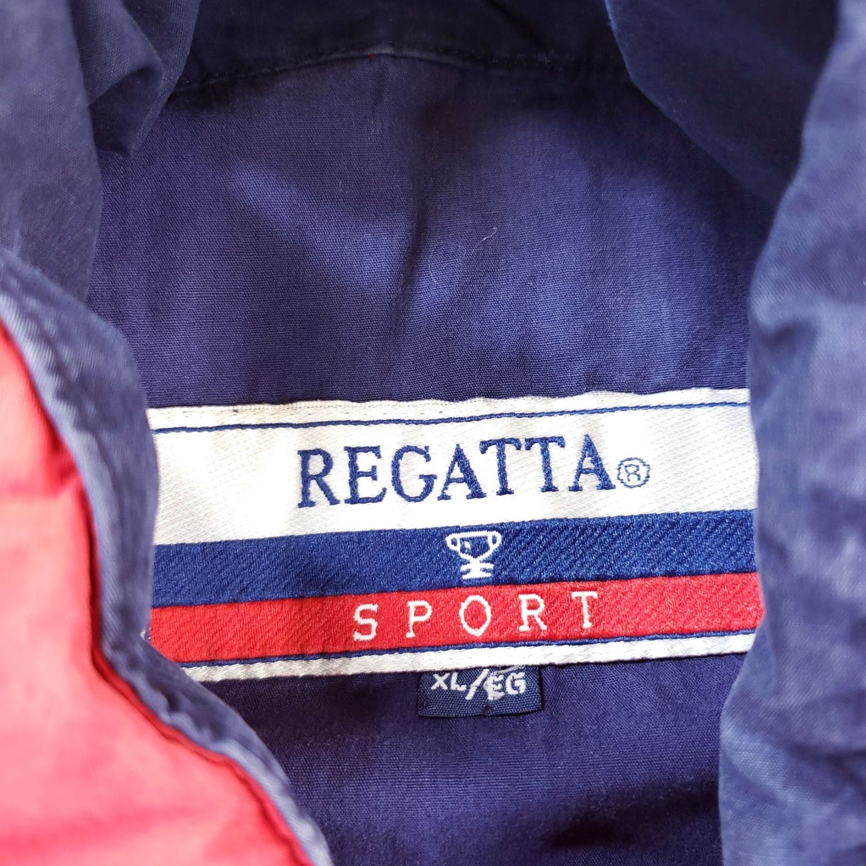 Vintage Regatta Sport Mens Windbreaker Jacket Extra Large XL Red Blue Size US XL / EU 56 / 4 - 6 Thumbnail