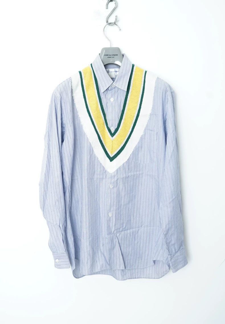 Comme des Garcons comme des garcons knit loose silhouette V-neck shirt 2505-N Size US M / EU 48-50 / 2 - 1 Thumbnail