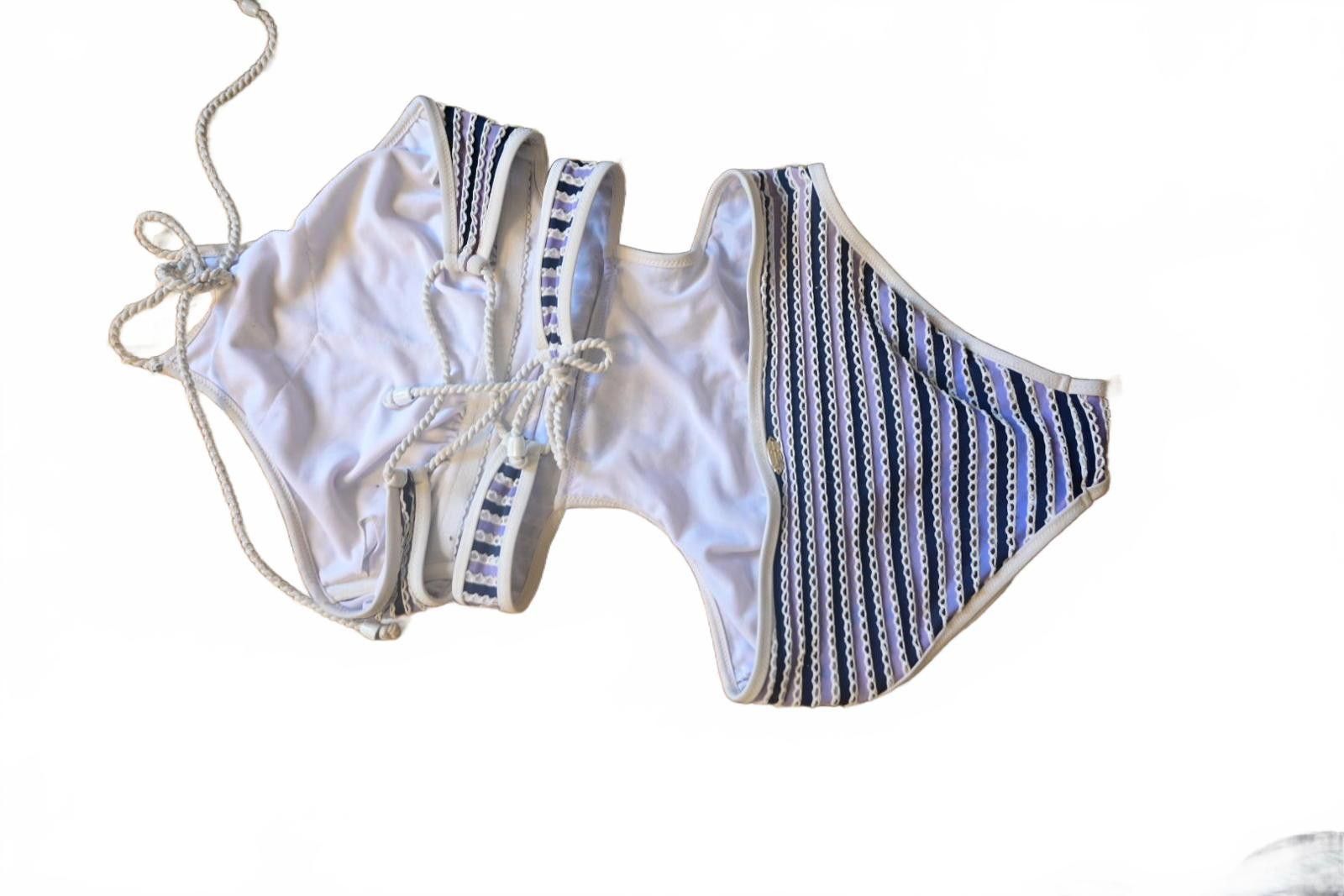 Genetic Manipulation Shinichiro Kuriya Jessica Simpson Women's One-Piece Cutout Swimsuit Striped S Size ONE SIZE - 8 Thumbnail