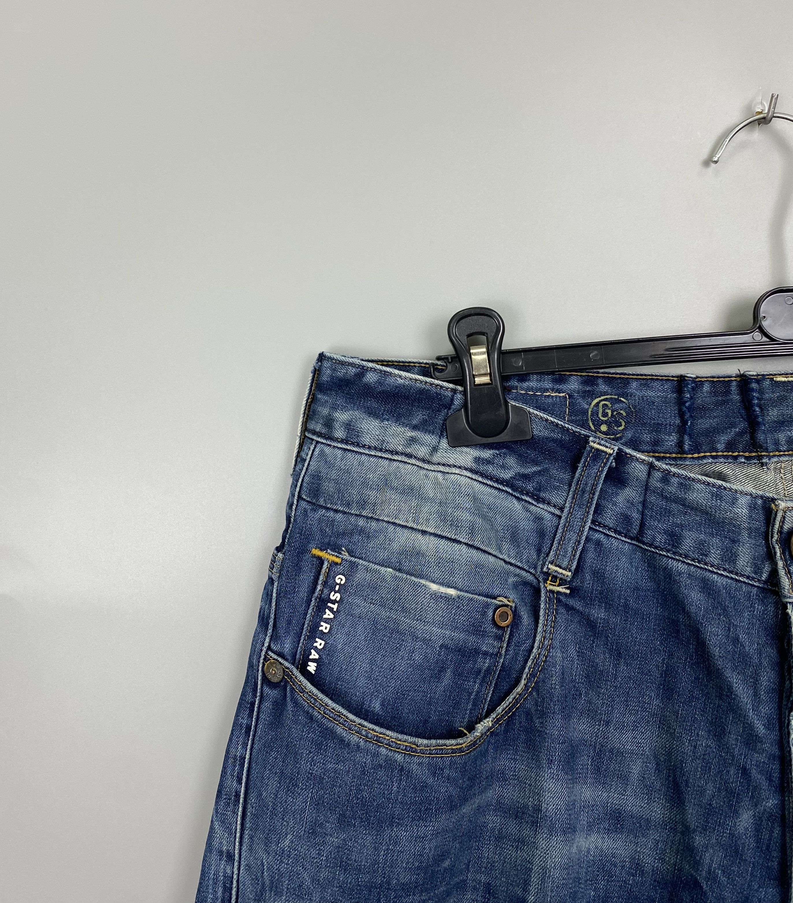 G-Star G-Star Raw New Radar Tapered Distressed Denim Jeans W36 L32 Size US 36 / EU 52 - 3 Thumbnail