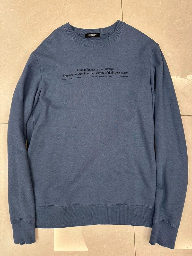 Undercover Undercover Size3 Embroidered Slogan Print Hoodie, Gold Size Size US M / EU 48-50 / 2 - 1 Thumbnail