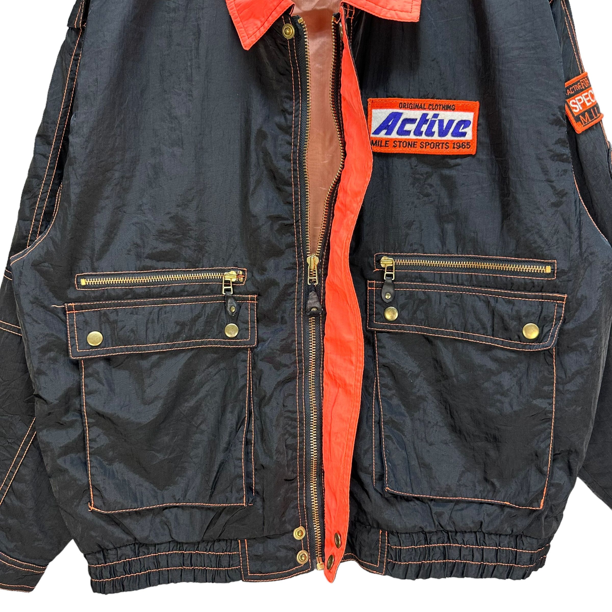 Japanese Brand Milestone Nylon Jacket #A6-0153 Size US L / EU 52-54 / 3 - 8 Thumbnail
