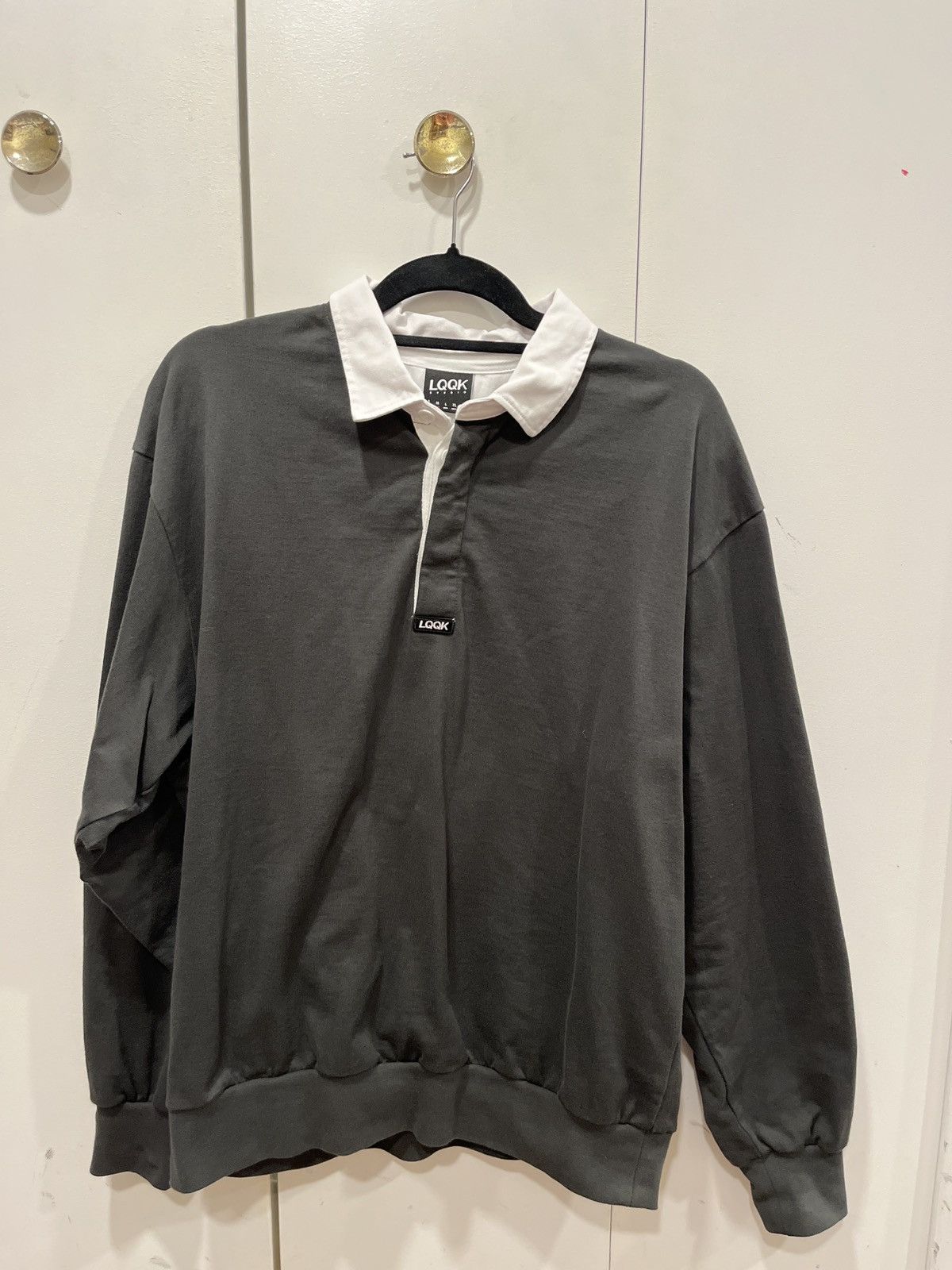 LQQK Studio LQQK Studio Rugby Shirt - Vintage Black Size US M / EU 48-50 / 2 - 1 Thumbnail