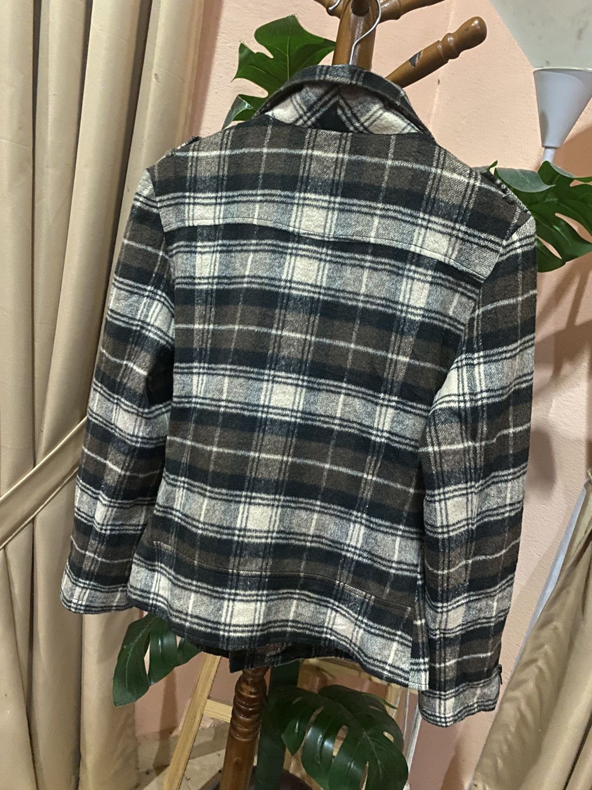 Vintage VINTAGE PLAID DOUBLE COLLAR JACKET Size US S / EU 44-46 / 1 - 8 Thumbnail