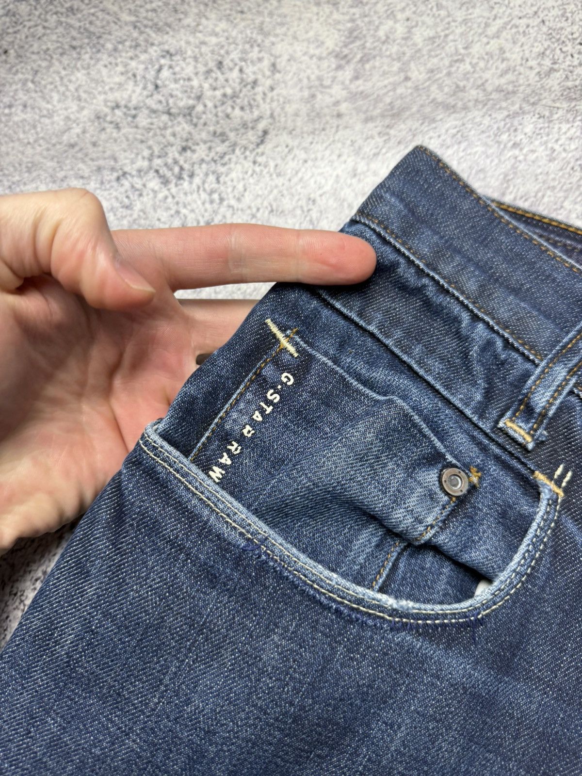 G-Star Vintage G Star Raw Denim Streetwear Jeans Japanese Y2K 30 Size US 31 - 21 Thumbnail