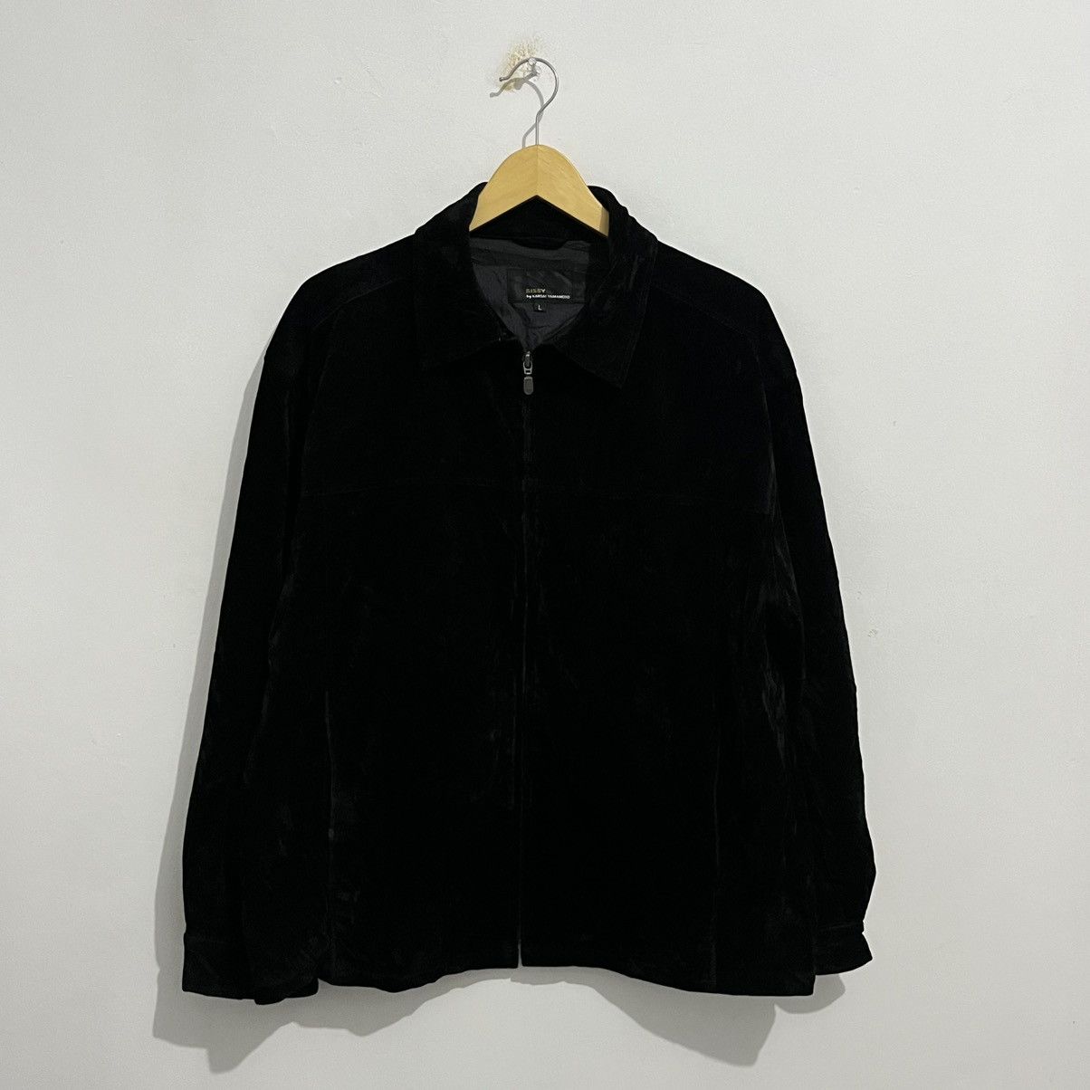 Kansai Yamamoto Sissy by Kansai Yamamoto Black Velvet Zip-Up Jacket Size US L / EU 52-54 / 3 - 2 Thumbnail