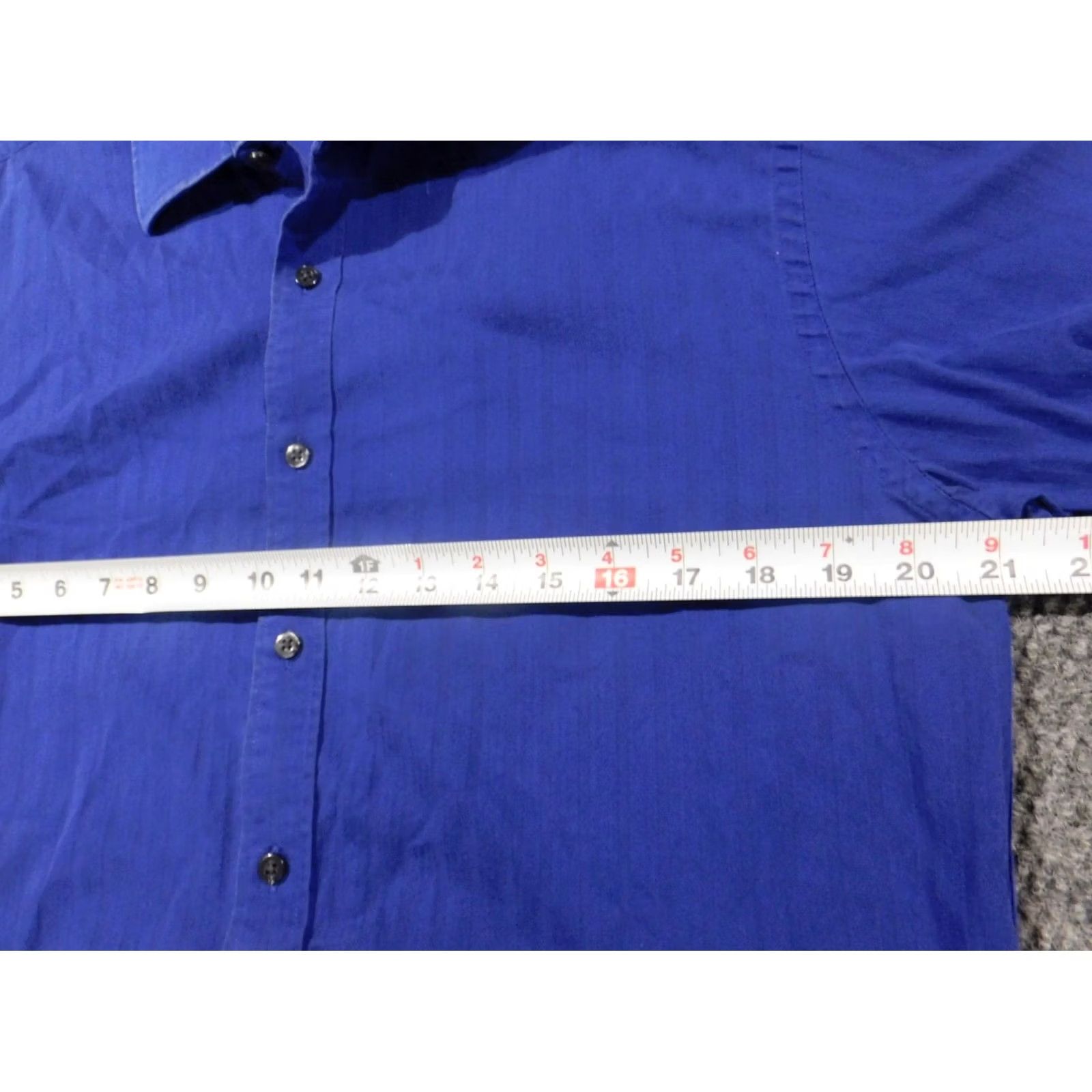 Sean John Sean John Mens Shirt Button-Up Green 16 Long Sleeve Cotton Knit Collared Size US L / EU 52-54 / 3 - 4 Thumbnail