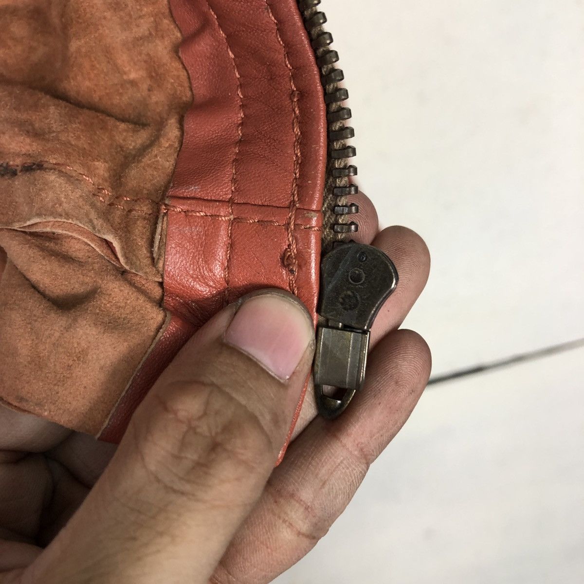 Issey Miyake 📌Vintage Biker Leather Jacket Design Works Japan Size US M / EU 48-50 / 2 - 19 Thumbnail