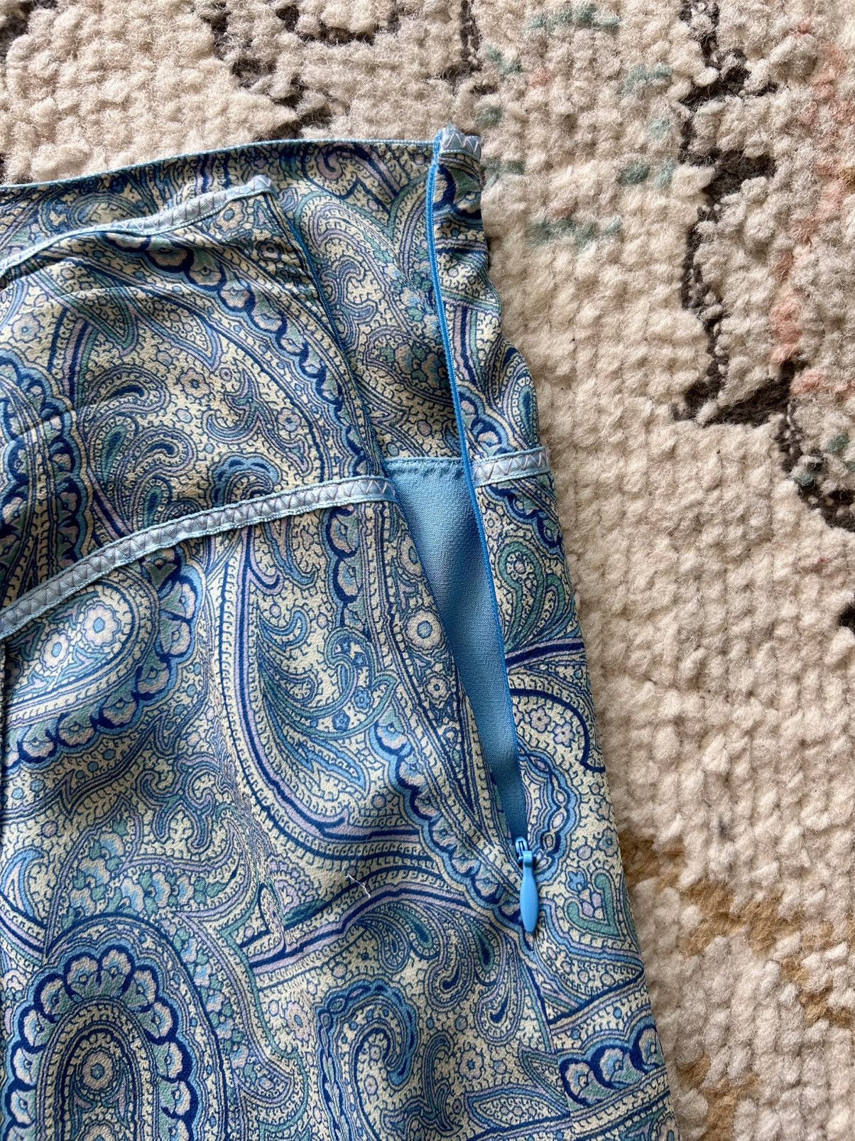 Other The Limited 100% Silk Paisley Skirt Size 28" / US 6 / IT 42 - 2 Thumbnail