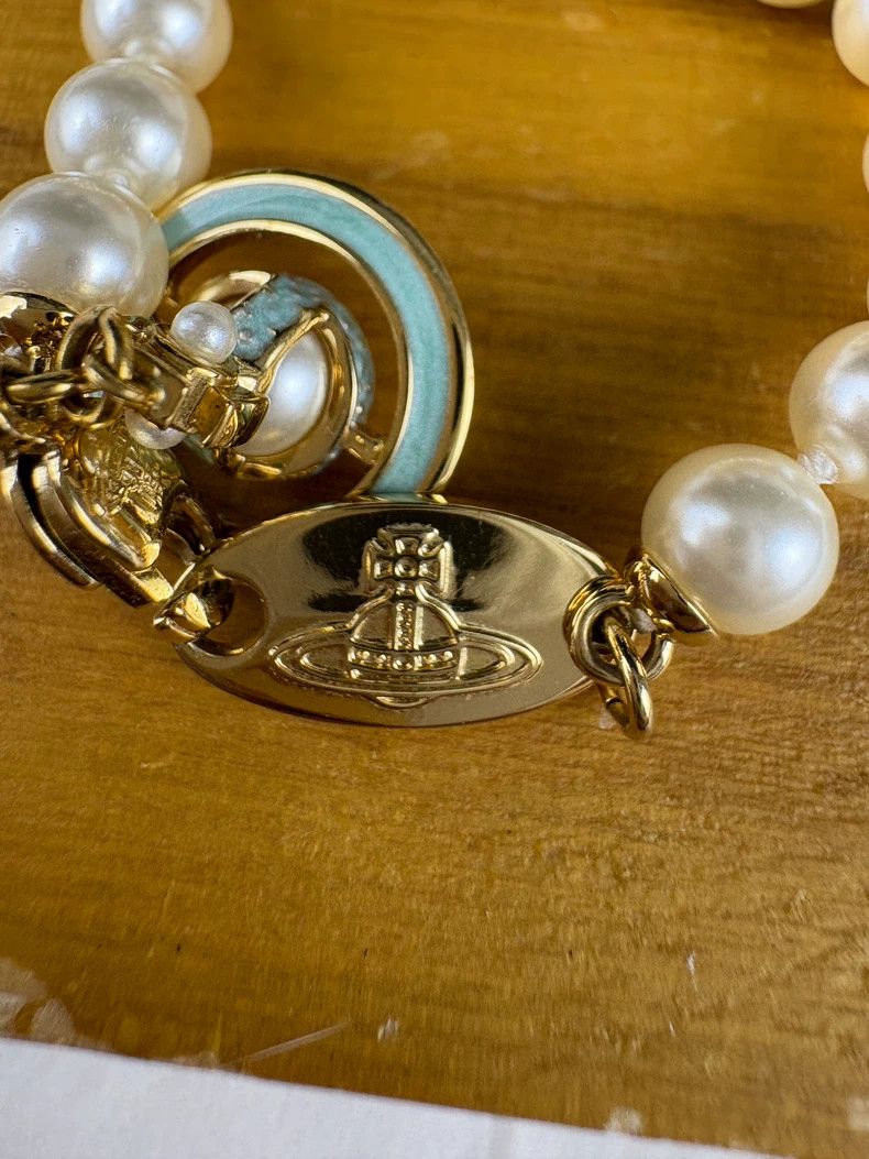 Vivienne Westwood Vivienne Westwood Enamel colored pearl necklace Size ONE SIZE - 5 Thumbnail