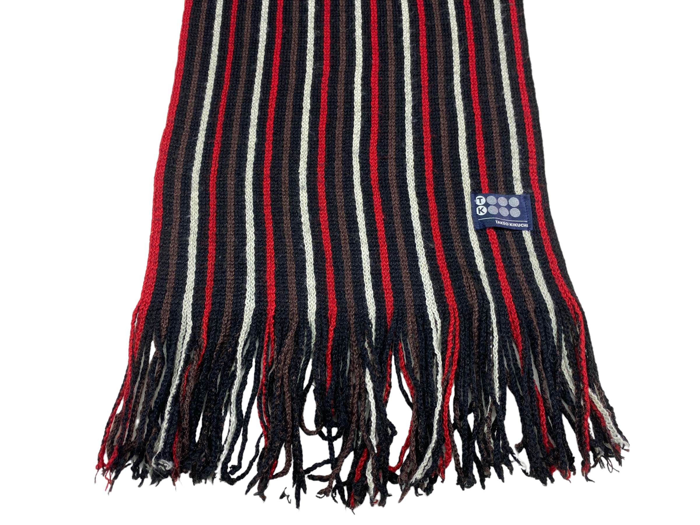 Takeo Kikuchi Vintage Takeo Kikuchi Scarf Rare Japanese Designer Accessory Size ONE SIZE - 7 Thumbnail