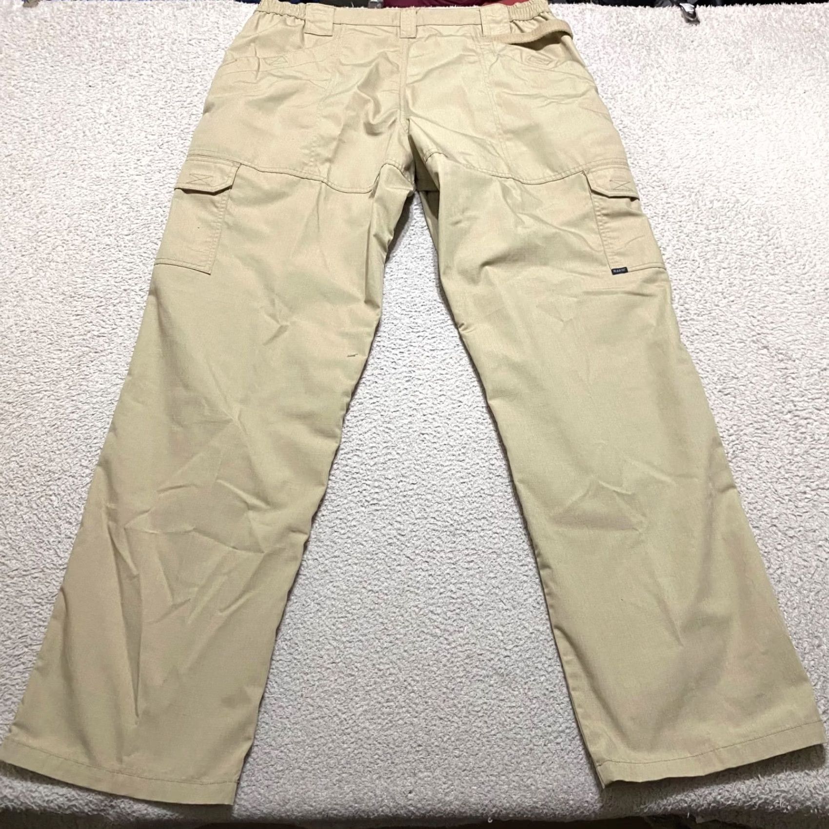 Vintage 5.11 Tactical Pants Cargo Mens 40x34 Beige Cotton Polyester Regular Straight Pockets 5.11 Taclite Pro Size US 40 / EU 56 - 2 Thumbnail