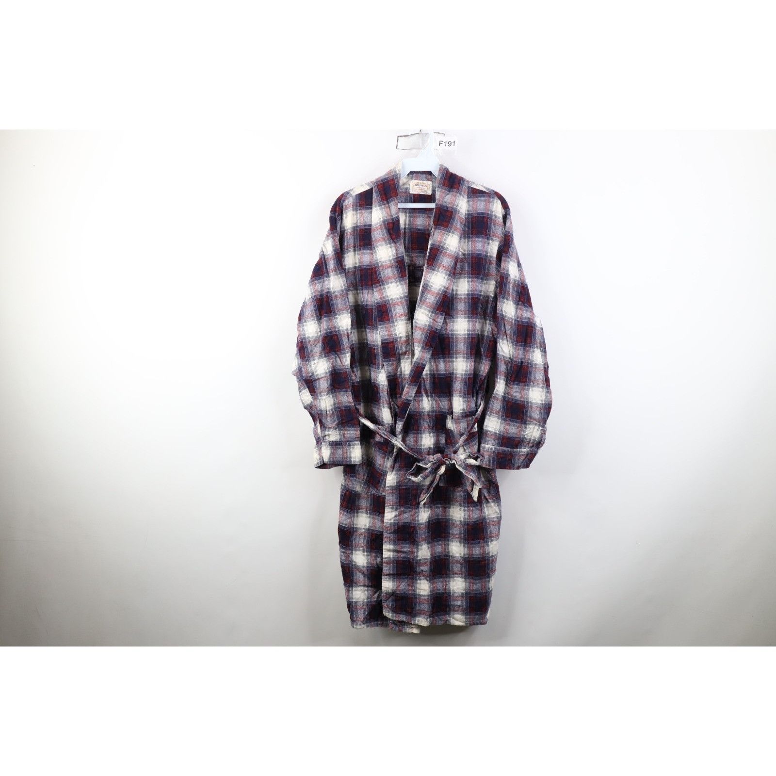 Vintage Vintage 70s Streetwear Faded Flannel Smokers Smoking Robe Size US L / EU 52-54 / 3 - 1 Thumbnail