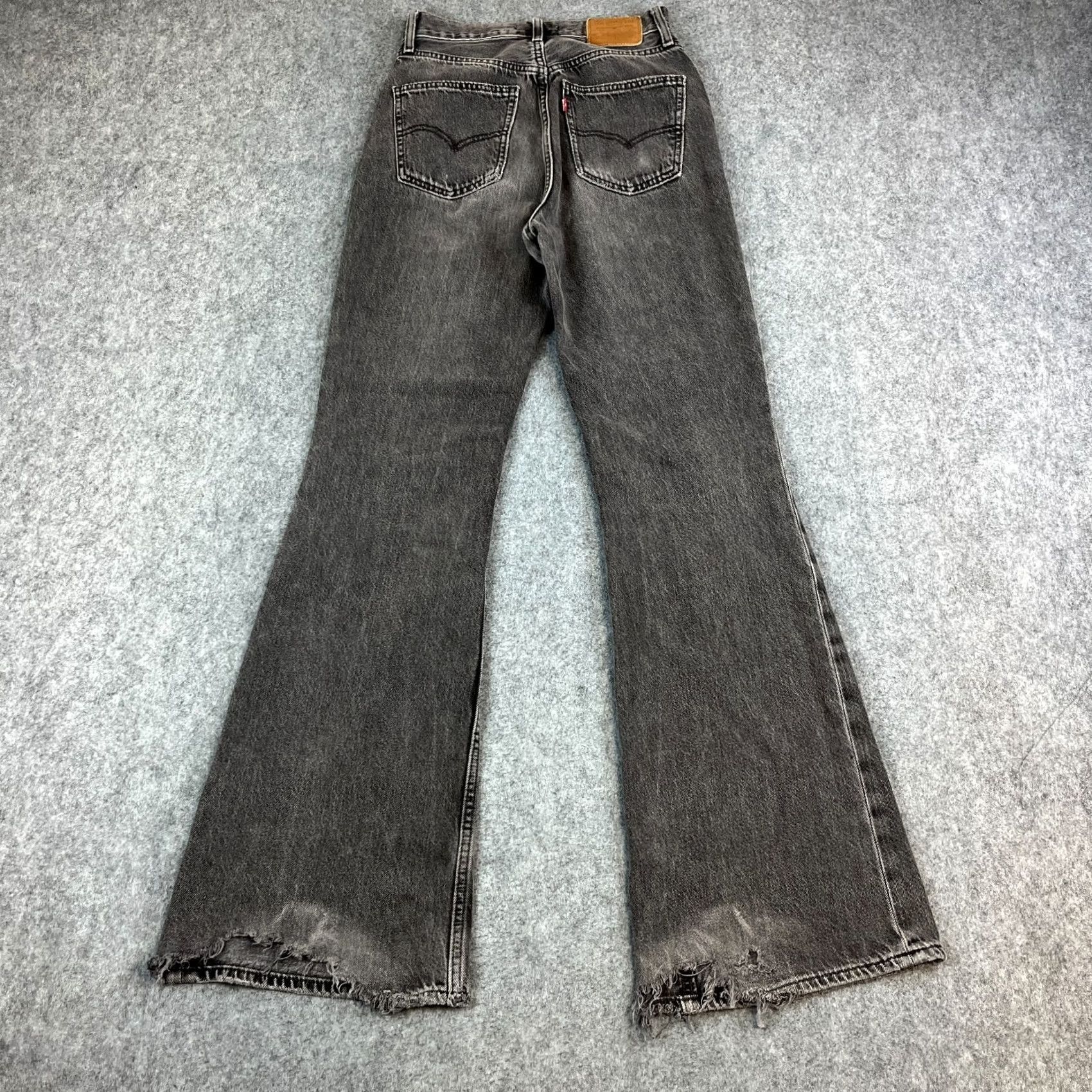 Levi's Levi's Womens Jeans Bootcut Grey 26 32 High Waist 70s Style Denim Cotton Lyocell Slimming 5-Pocket Regular Size 28" / US 6 / IT 42 - 2 Thumbnail