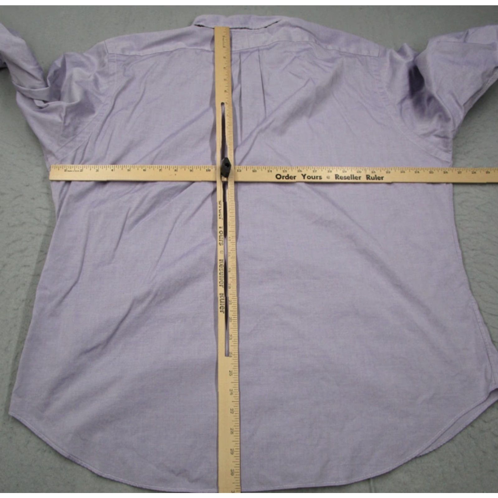 Ralph Lauren VINTAGE Ralph Lauren Dress Shirt Men Long Sleeve Purple Twill Classic Fit 18 34 American Size US S / EU 44-46 / 1 - 4 Thumbnail