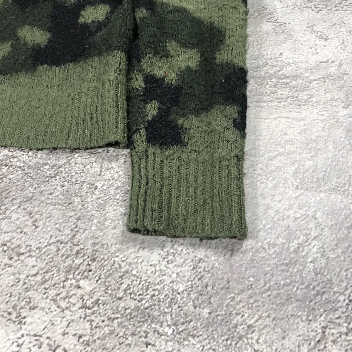 If Six Was Nine Vintage Y2K ABSTRACT MOHAIR SWEATER Knitted Oversized 90s Size XS / US 0-2 / IT 36-38 - 4 Thumbnail