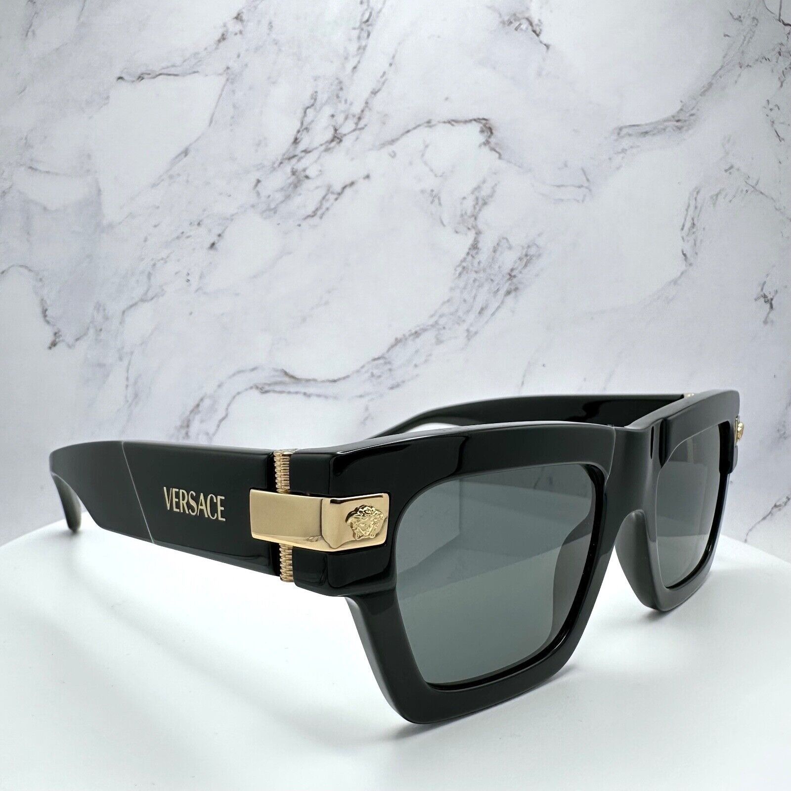 Versace VERSACE Sunglasses Black Gold Special Project Dwayne Wade | Grailed