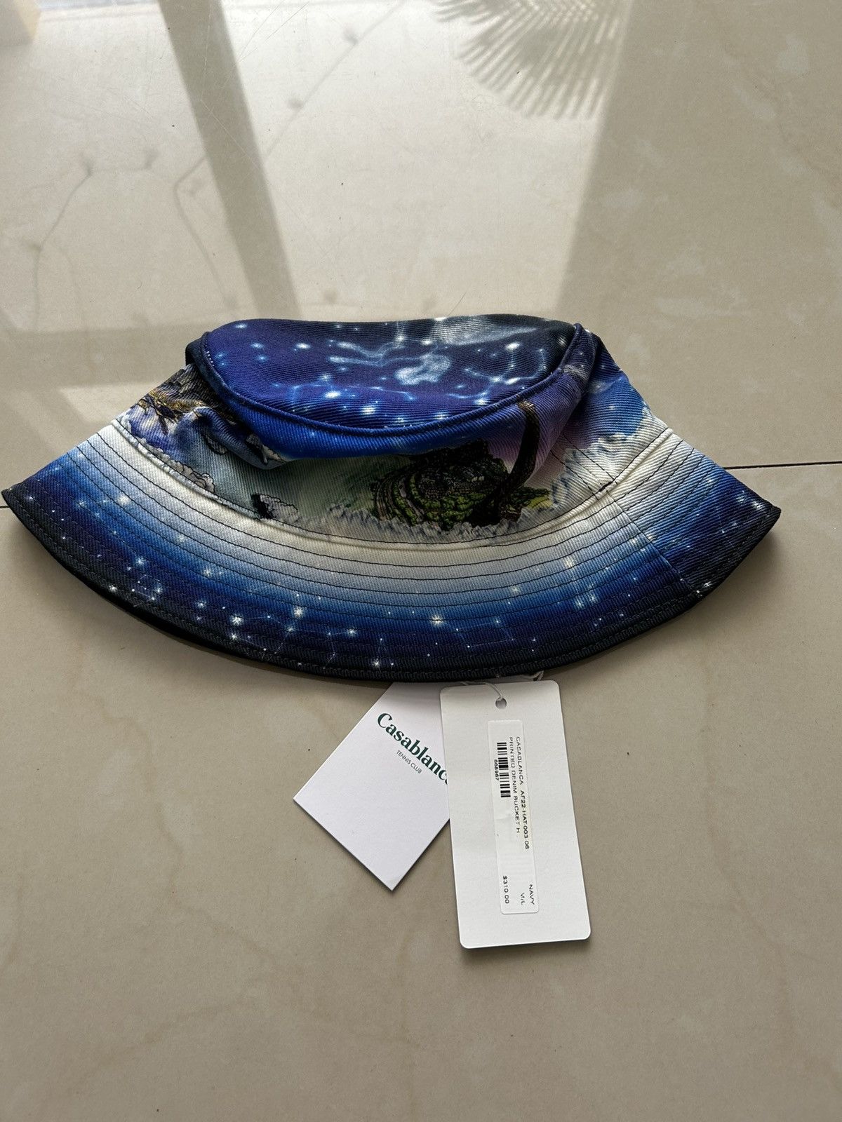 Casablanca Casablanca printed denim bucket hat Size ONE SIZE - 1 Thumbnail