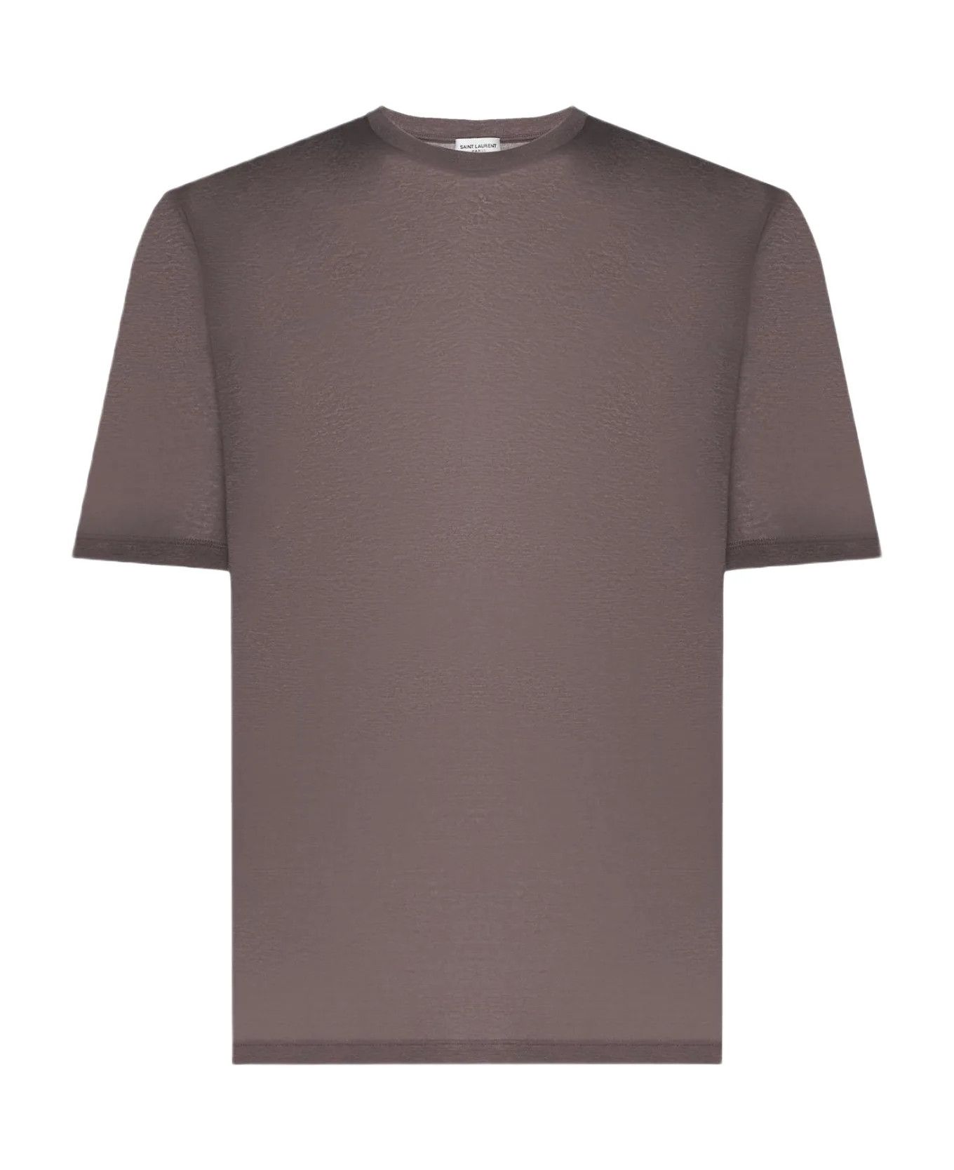 Saint Laurent Paris o1bcso1str0625 Loose Fit T-Shirt Jersey in Beige Size US L / EU 52-54 / 3 - 1 Thumbnail