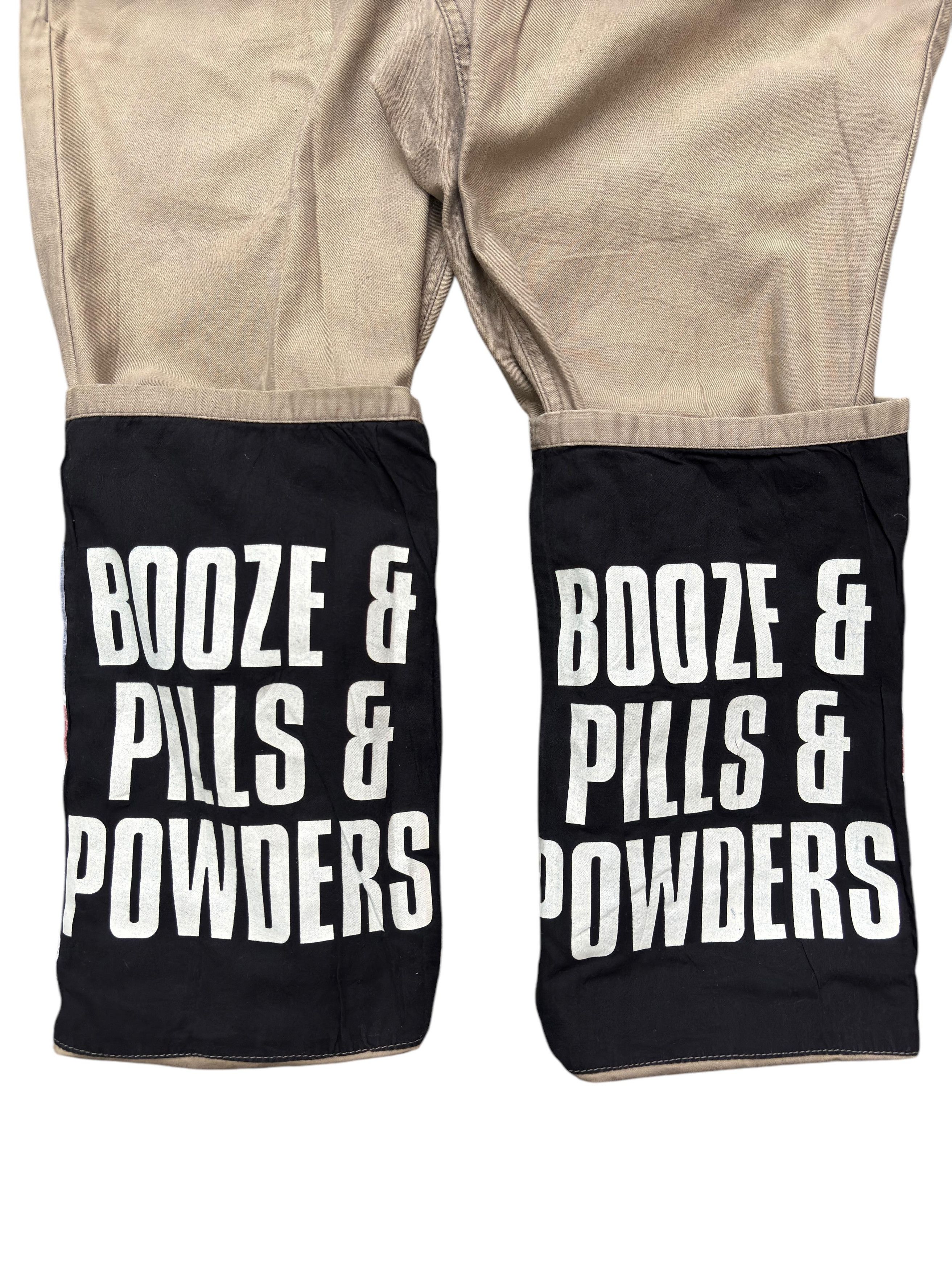 PPFM × Vintage PPFM Peyton Place For Men Union Jack Stud Punk Booze Piils Size US 35 - 9 Thumbnail