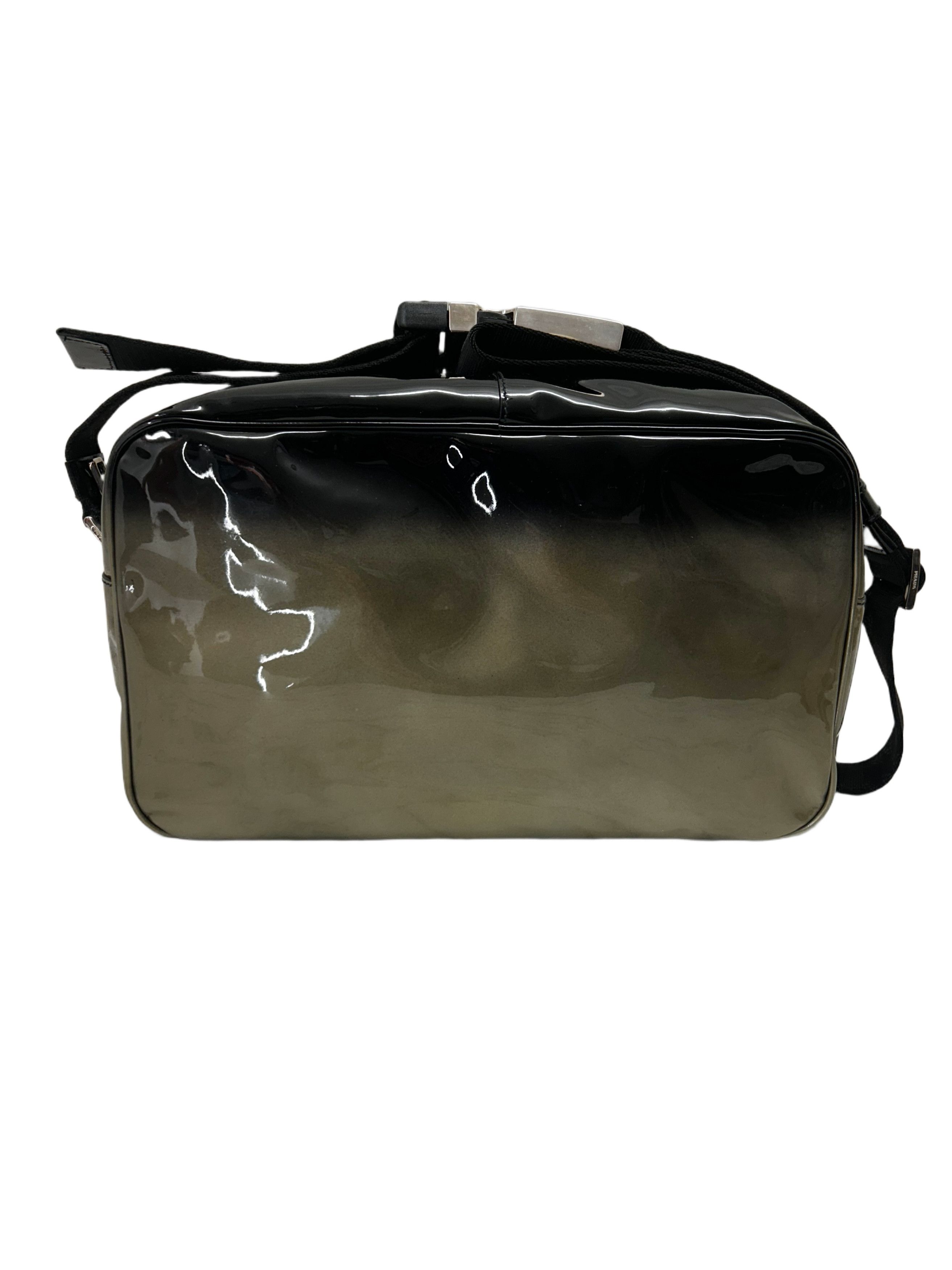 Prada Prada Spazzolato Leather Camera Bag WithGradientColour&Strap Size ONE SIZE - 3 Thumbnail