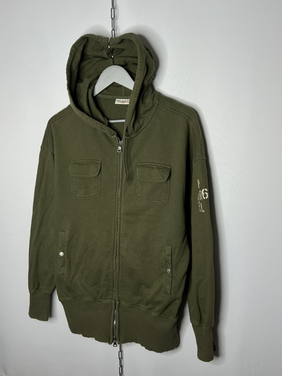 Polo Ralph Lauren Polo Ralph Lauren Jeans Company #67 Full Zip Hoodie Multi Size US M / EU 48-50 / 2 - 2 Thumbnail