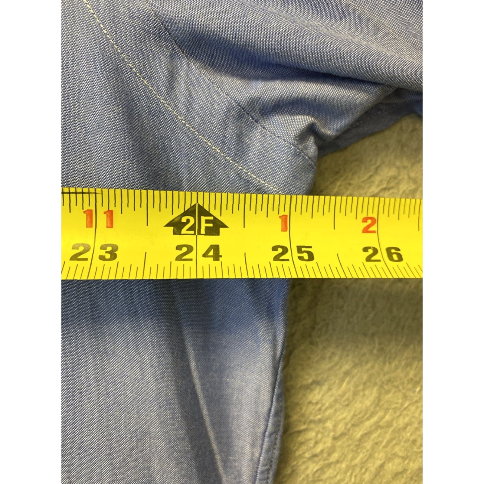 Ralph Lauren Ralph Lauren Button-Down Shirt Blue 16 Regular Adult Long Sleeve Men’s Shirt - 16, Blue, Solid, Casual/Business, Mens Size US L / EU 52-54 / 3 - 6 Thumbnail