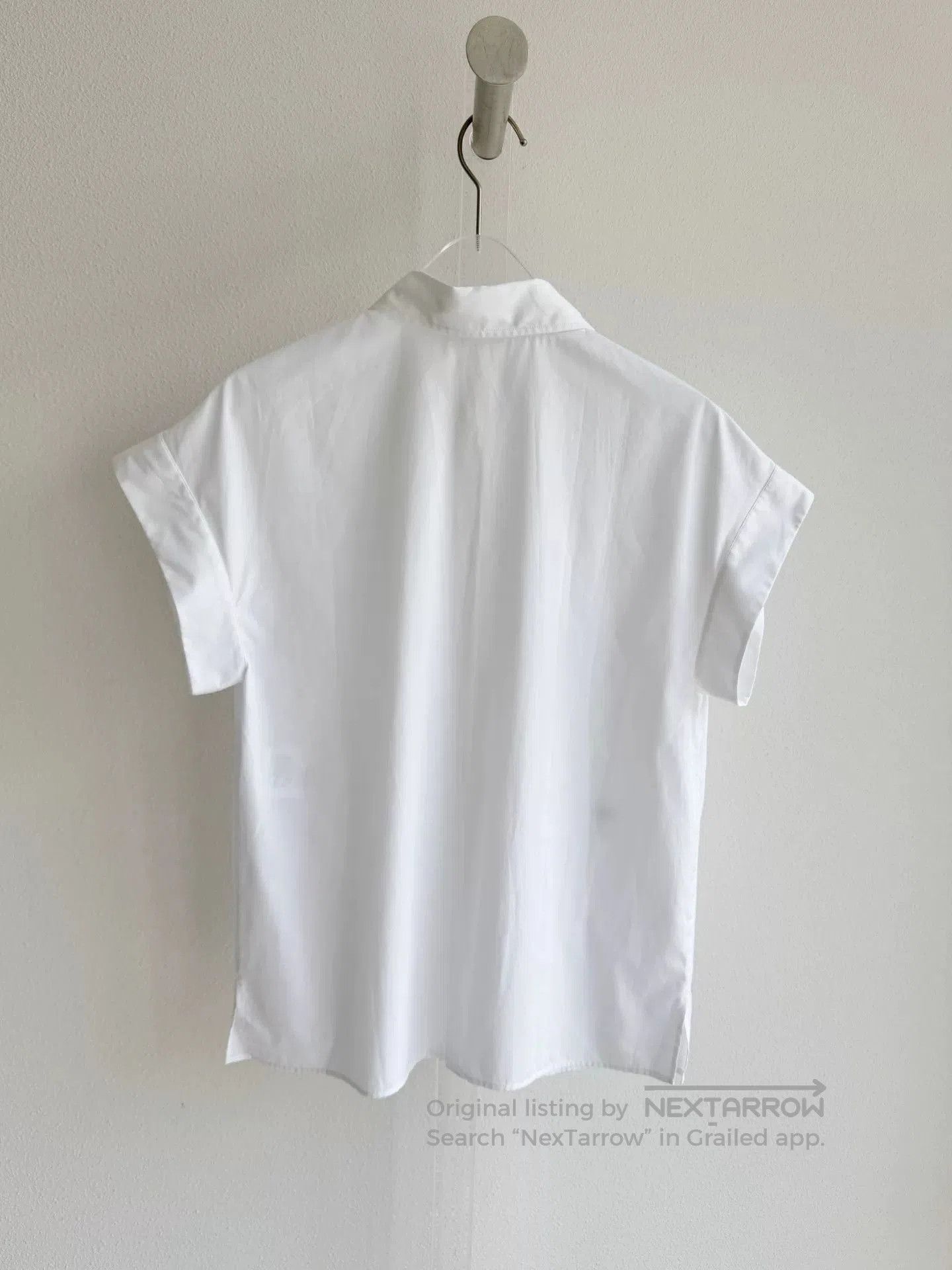 Dior Dior White Short-Sleeve Bee Embroidery Shirt. Size XXS / US 00 / IT 34 - 3 Thumbnail