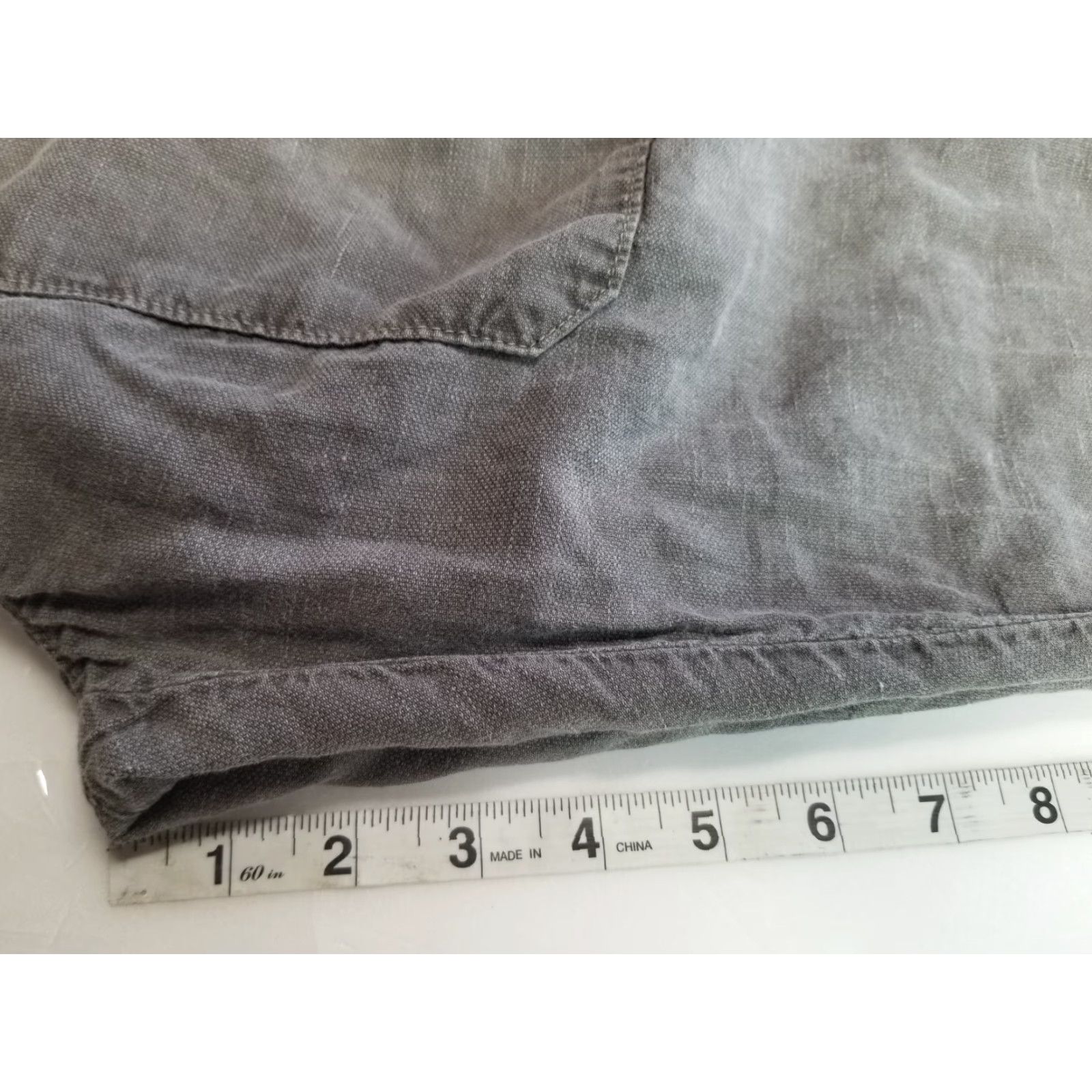 Vintage Standard James Perse Womens Cotton Jogger Pants Drawstring Waist Gray Size 0 Size 29" - 4 Thumbnail