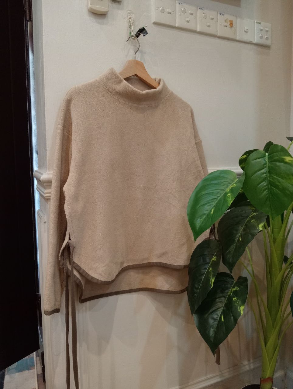 Uniqlo × White Mountaineering WHITE MOUNTAINEERING FLEECE OVERSIZED MOCK NECK PULLOVER - M Size M / US 6-8 / IT 42-44 - 1 Thumbnail