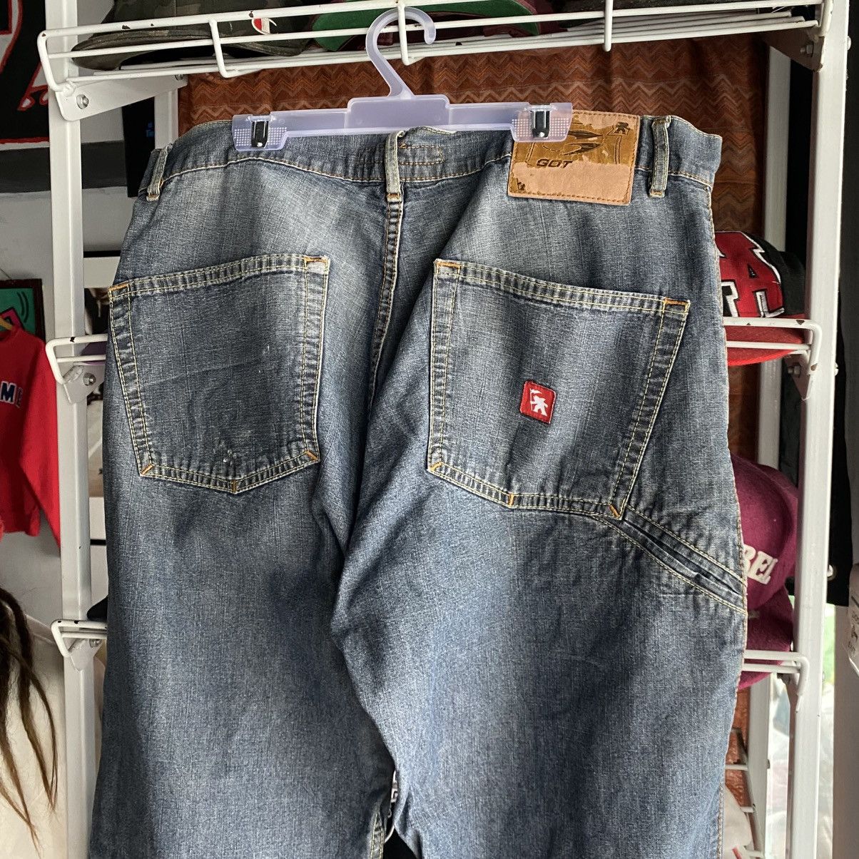 Gotcha SALES🔥Vintage Gotcha Washed Blue Loose 950 Rinse Jeans Pants Size US 36 / EU 52 - 3 Thumbnail