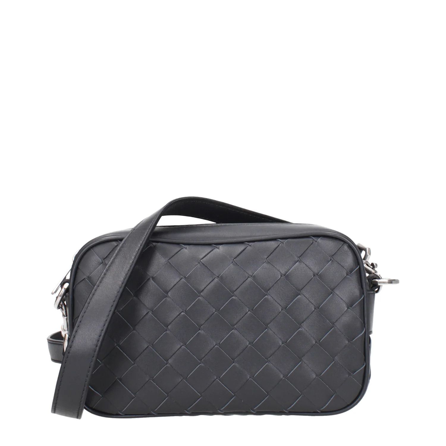 Bottega Veneta ob1o1e0325 Size: OS / Leather Crossbody Bag in Slate Grey Size ONE SIZE - 1 Thumbnail
