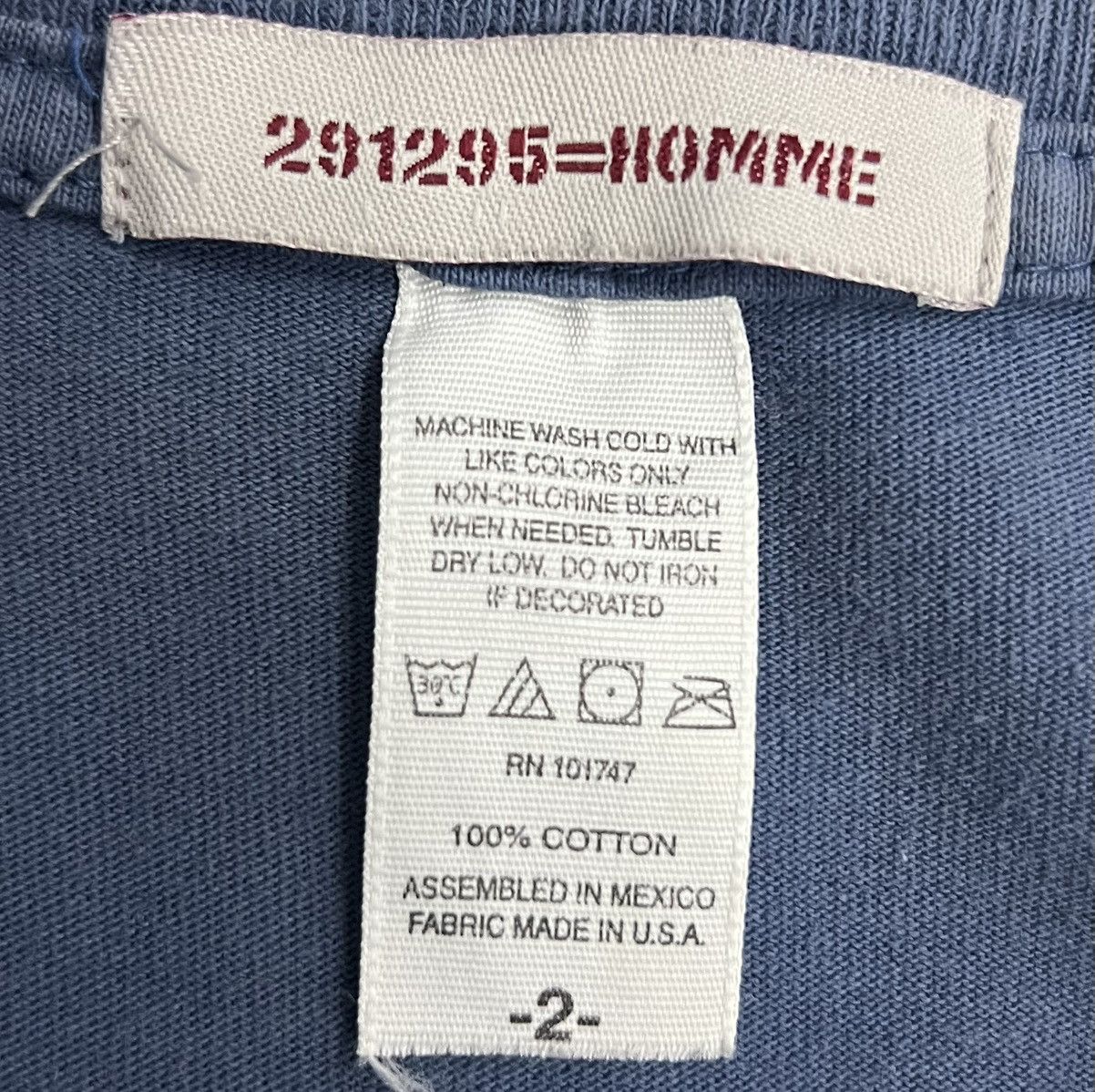 Band Tees × Vintage VINTAGE 291295=HOMME DEEP INTO MIXTURE SHIRT Size US M / EU 48-50 / 2 - 10 Thumbnail