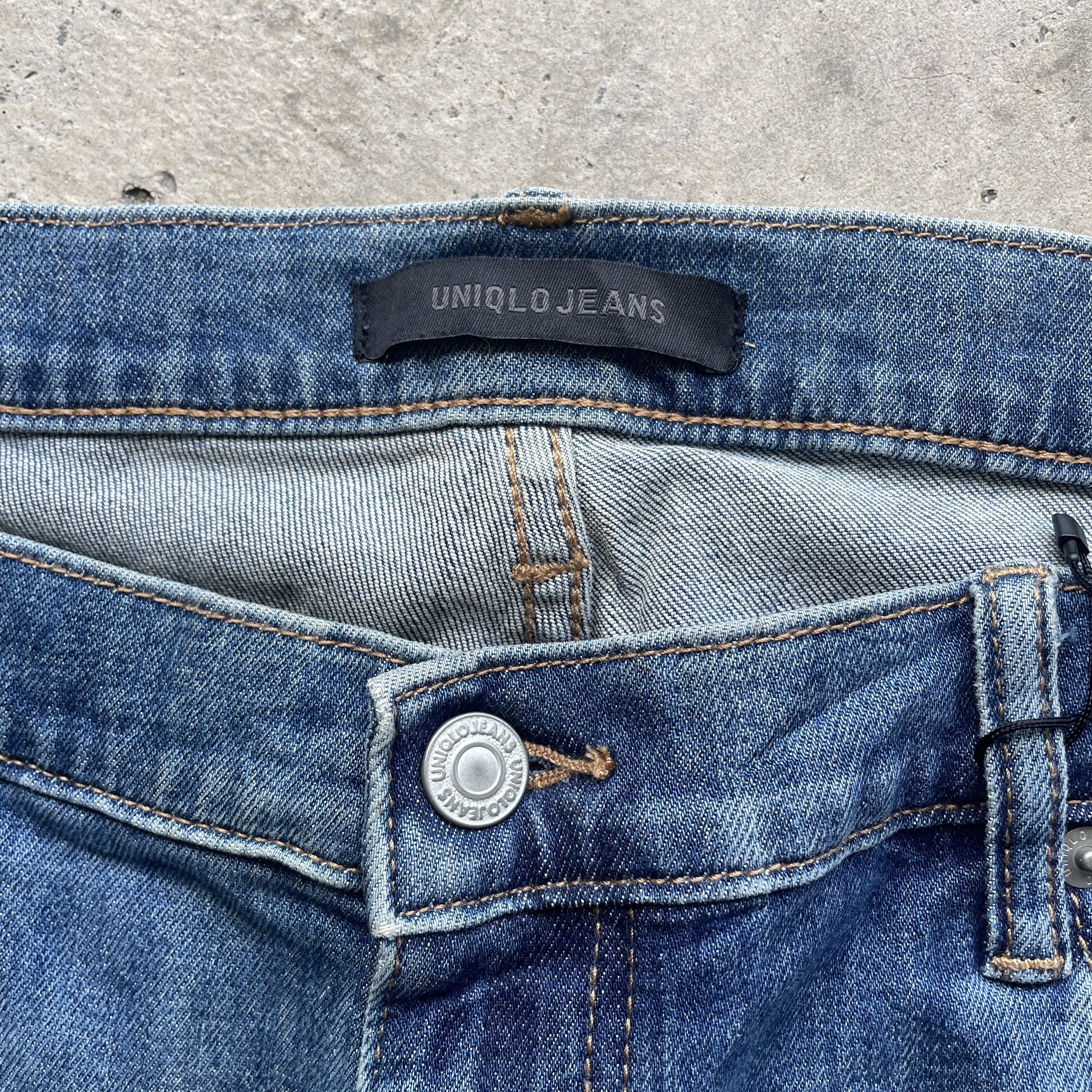 VINTAGE JAPANESE BRAND JEANS DISTRESSED DENIM PANTS W38x27.5