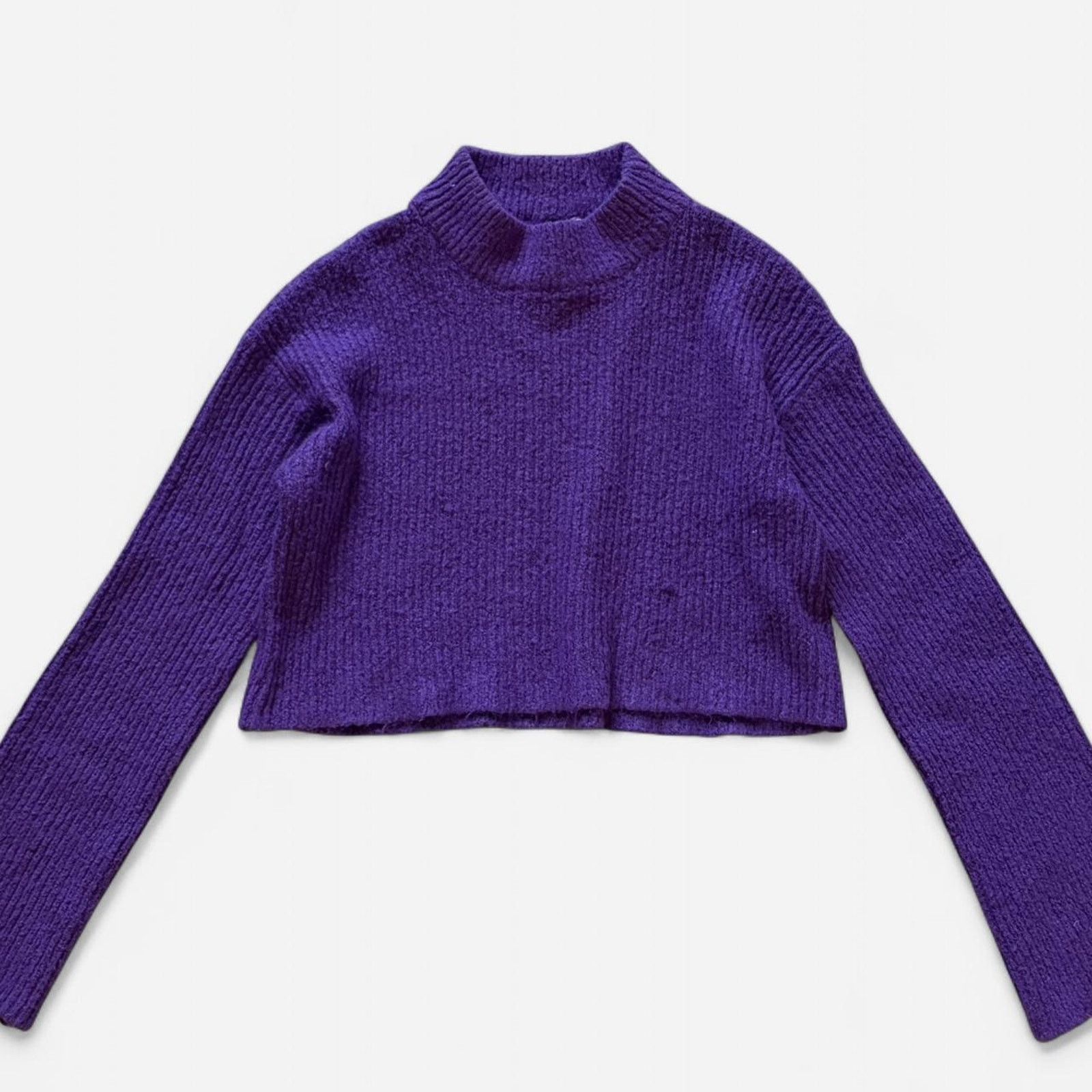 Divided Purple cropped sweater size xs Size XS / US 0-2 / IT 36-38 - 1 Thumbnail