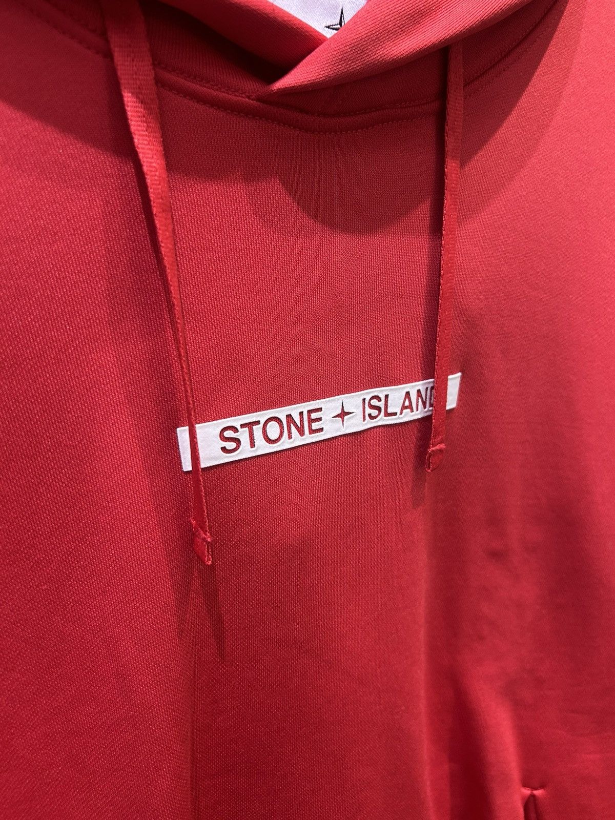 Stone Island Stone Island Box Logo Print Hoodie Size US L / EU 52-54 / 3 - 2 Thumbnail