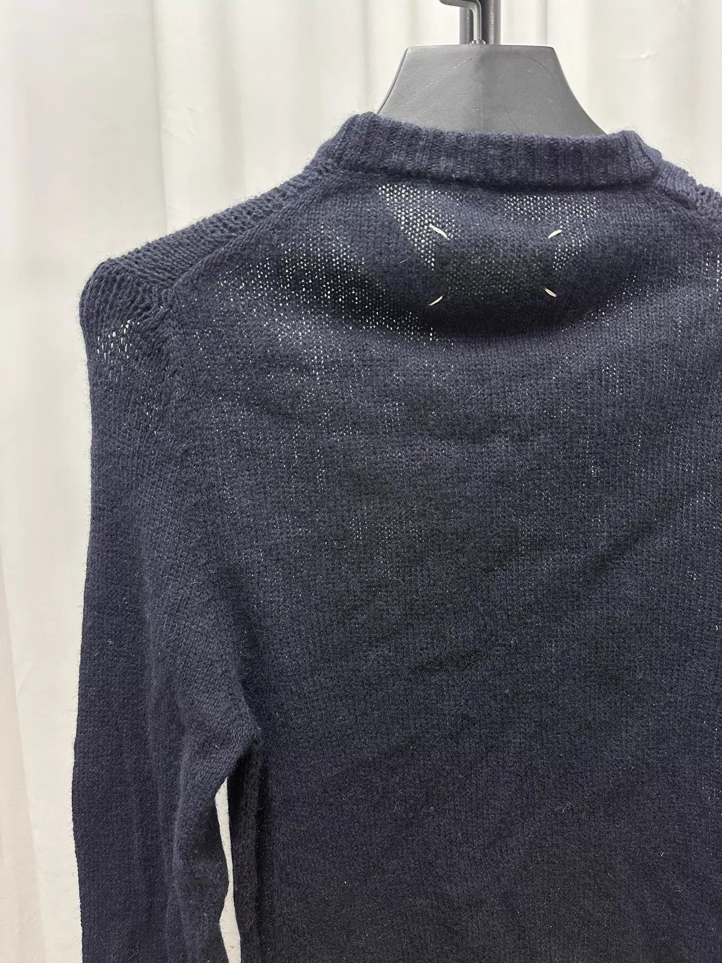Maison Margiela Maison Margiela Openwork Wool Knit Sweater Size US M / EU 48-50 / 2 - 5 Thumbnail